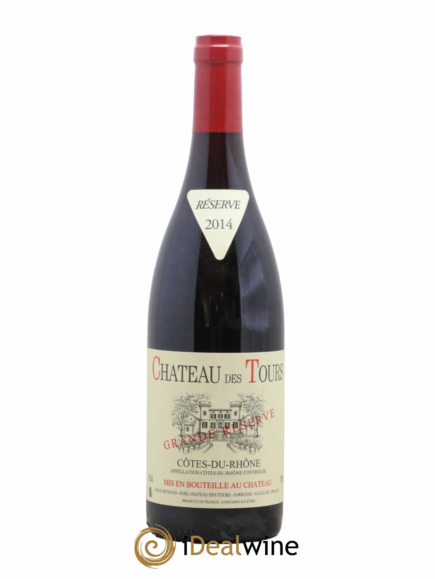 Côtes-du-Rhône Château des Tours Grande Réserve Emmanuel Reynaud 2014 - Lot de 1 bouteille - 0