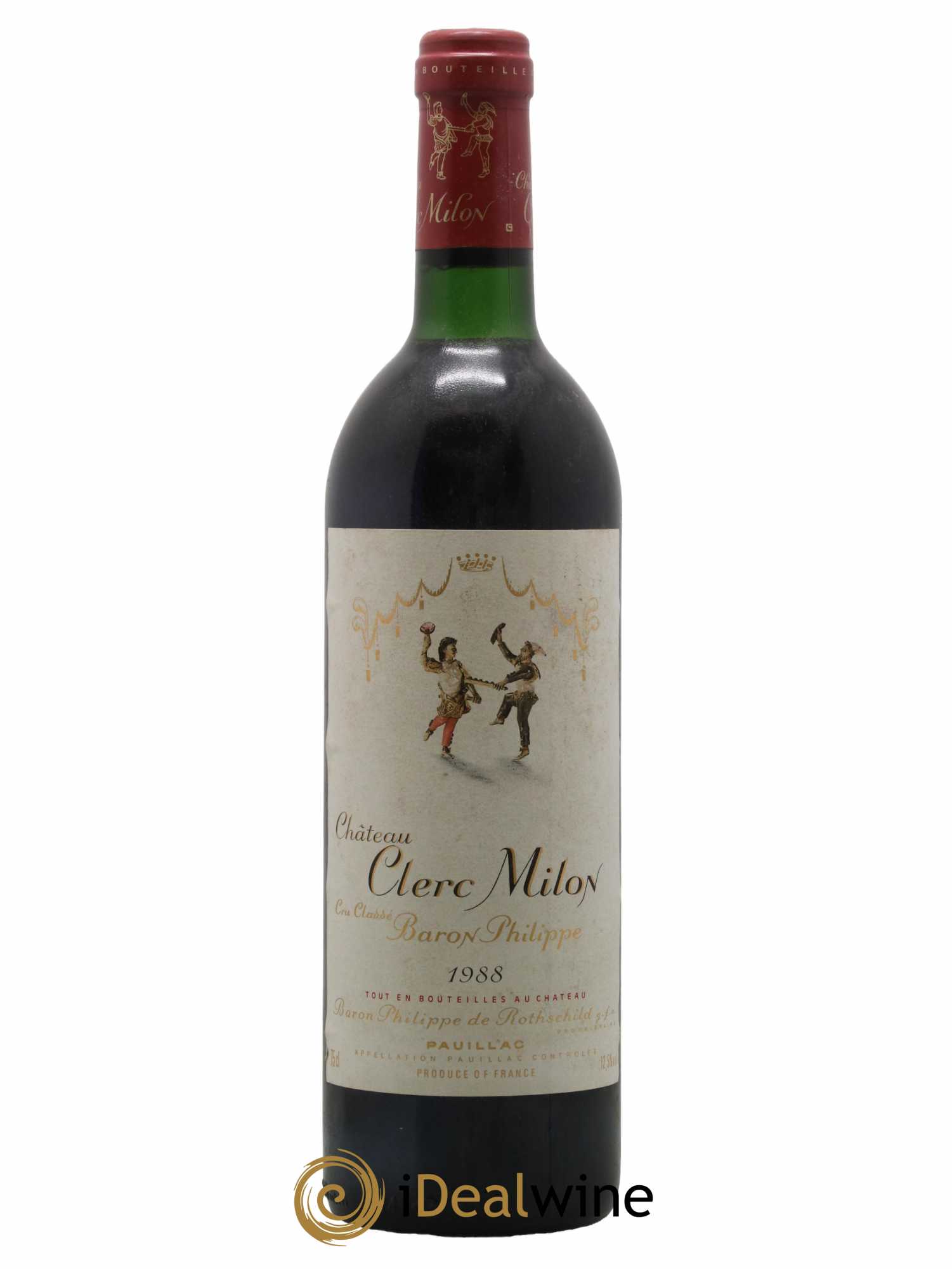 Château Clerc Milon 5ème Grand Cru Classé 1988 - Lot de 1 bouteille - 0