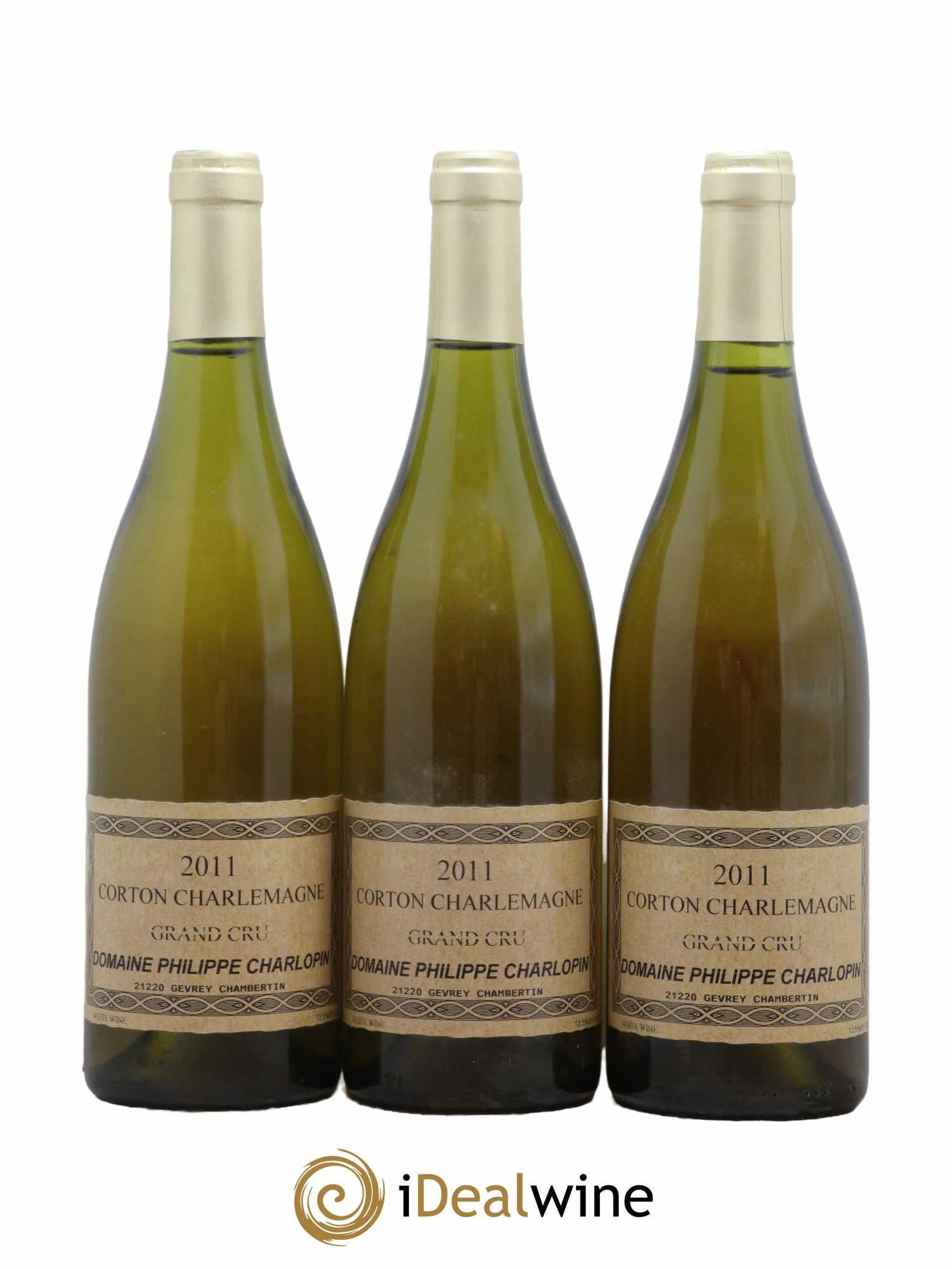 Corton-Charlemagne Grand Cru Domaine Philippe Charlopin 2011 - Lot de 3 bouteilles - 0