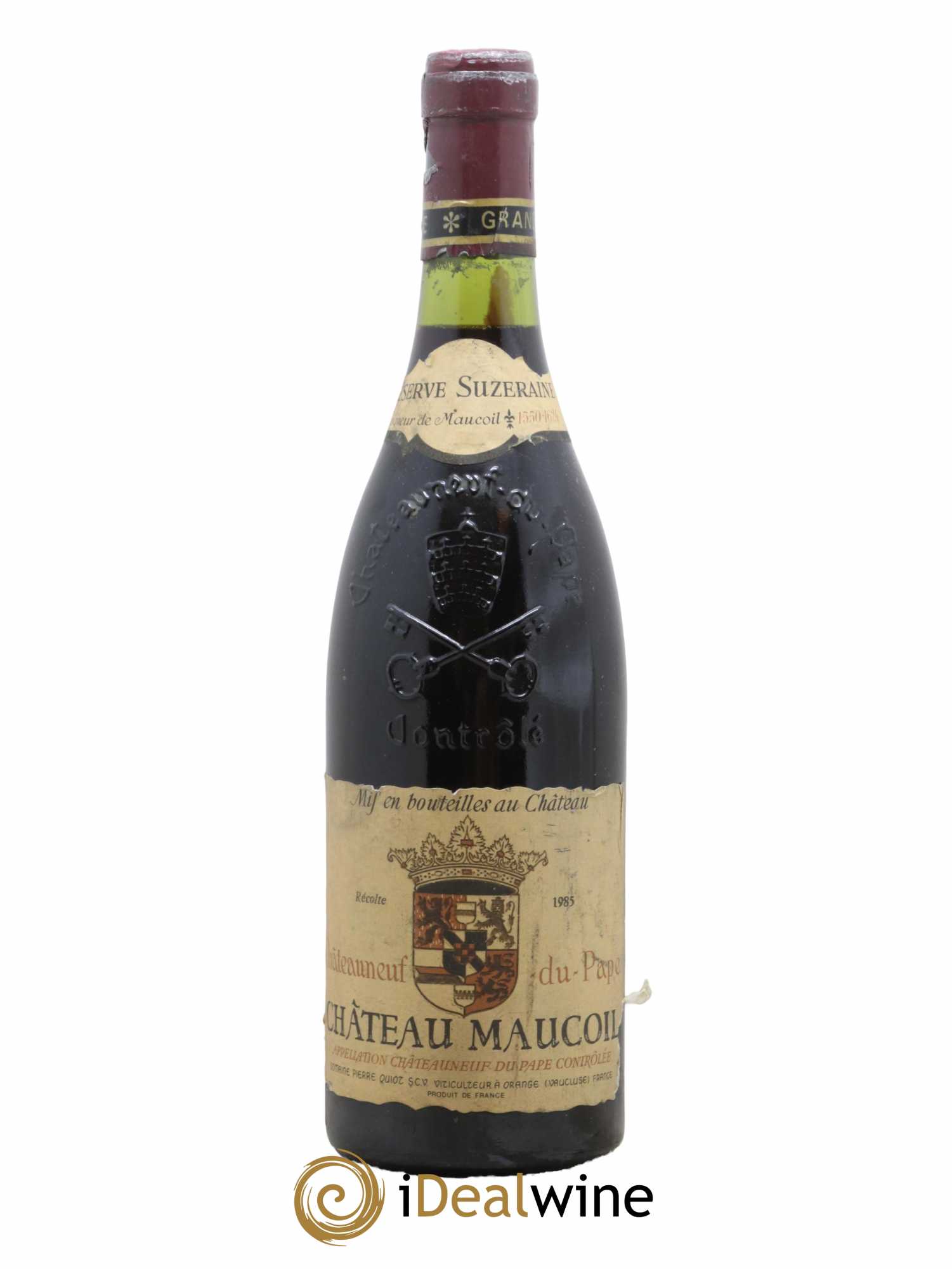 Châteauneuf-du-Pape Château Maucoil 1985 - Lot de 1 bouteille - 0