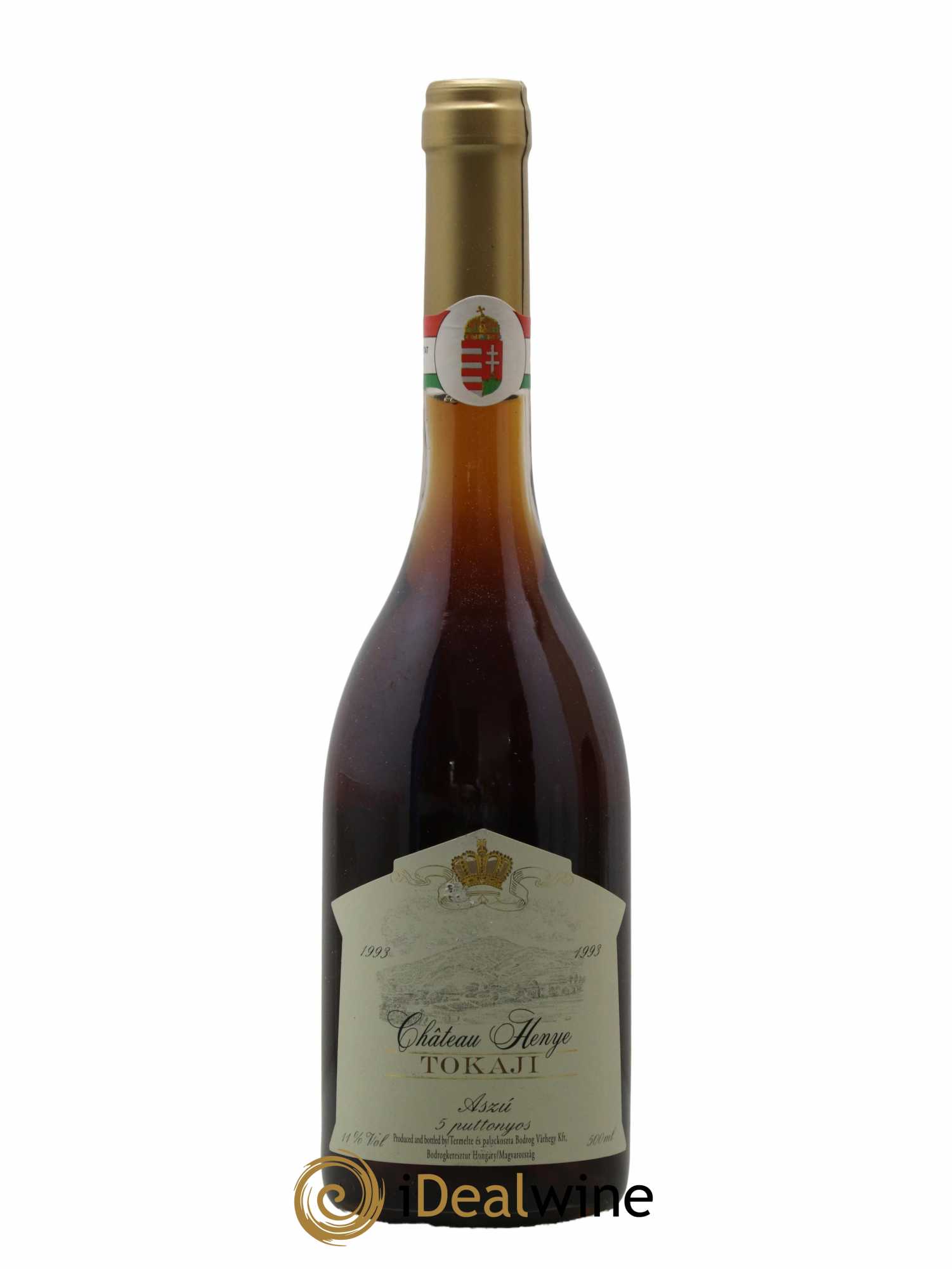 Tokaji Aszu 5 Puttonyos Château Henye 1993 - Lotto di 1 bottiglia - 1