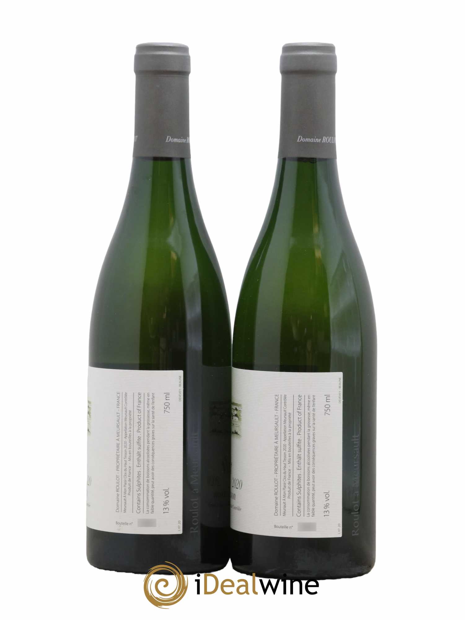 Meursault A mon plaisir Clos du Haut Tesson Roulot (Domaine) 2020 - Posten von 2 Flaschen - 1