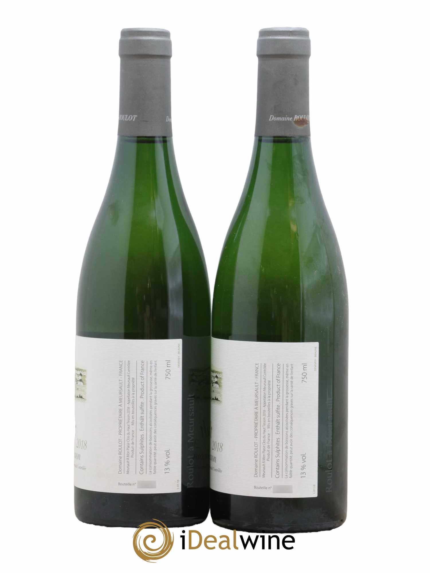 Meursault A mon plaisir Clos du Haut Tesson Roulot (Domaine) 2018 - Lot de 2 bouteilles - 1