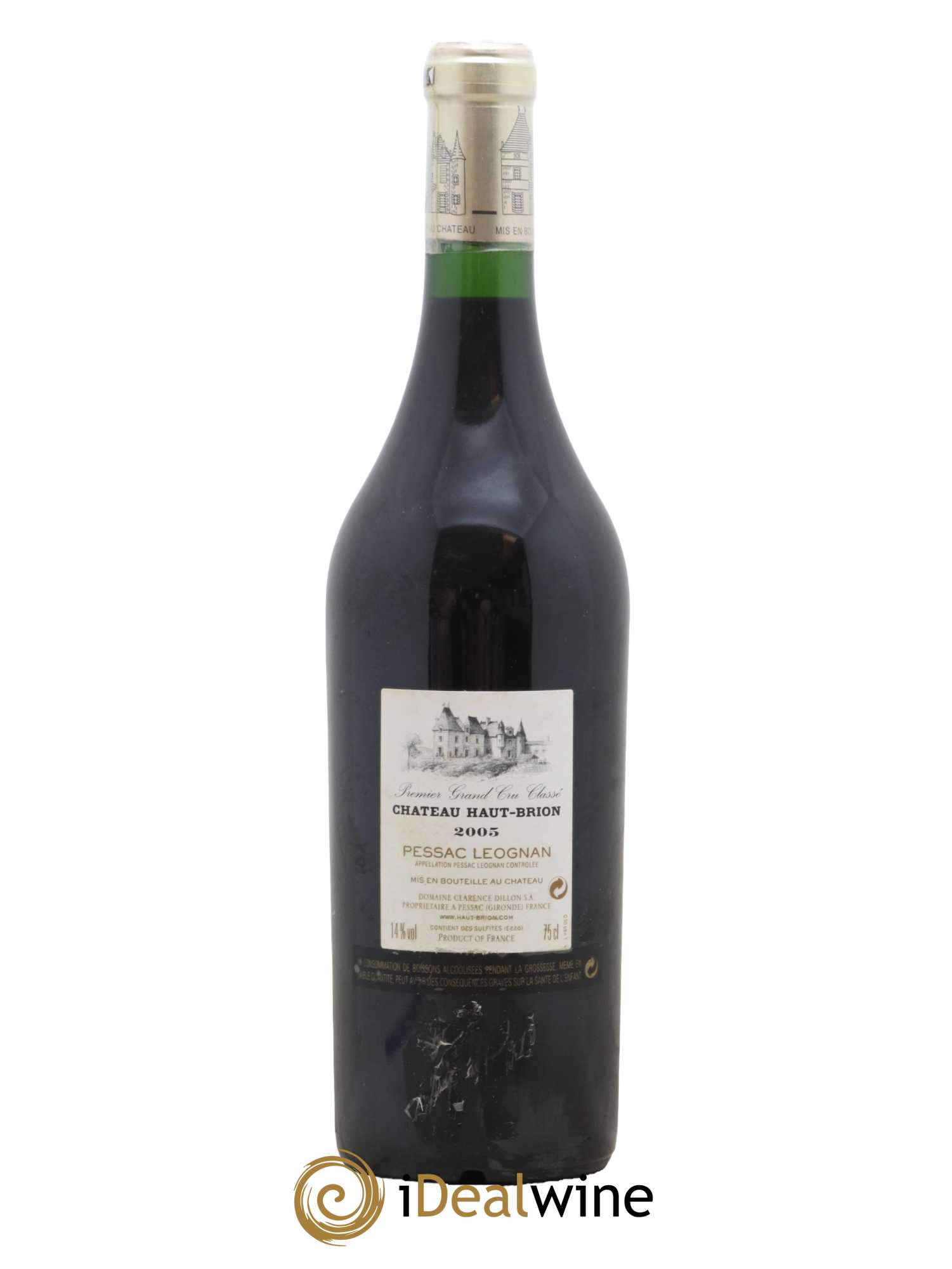 Château Haut Brion 1er Grand Cru Classé 2005 - Lot de 1 bouteille - 1
