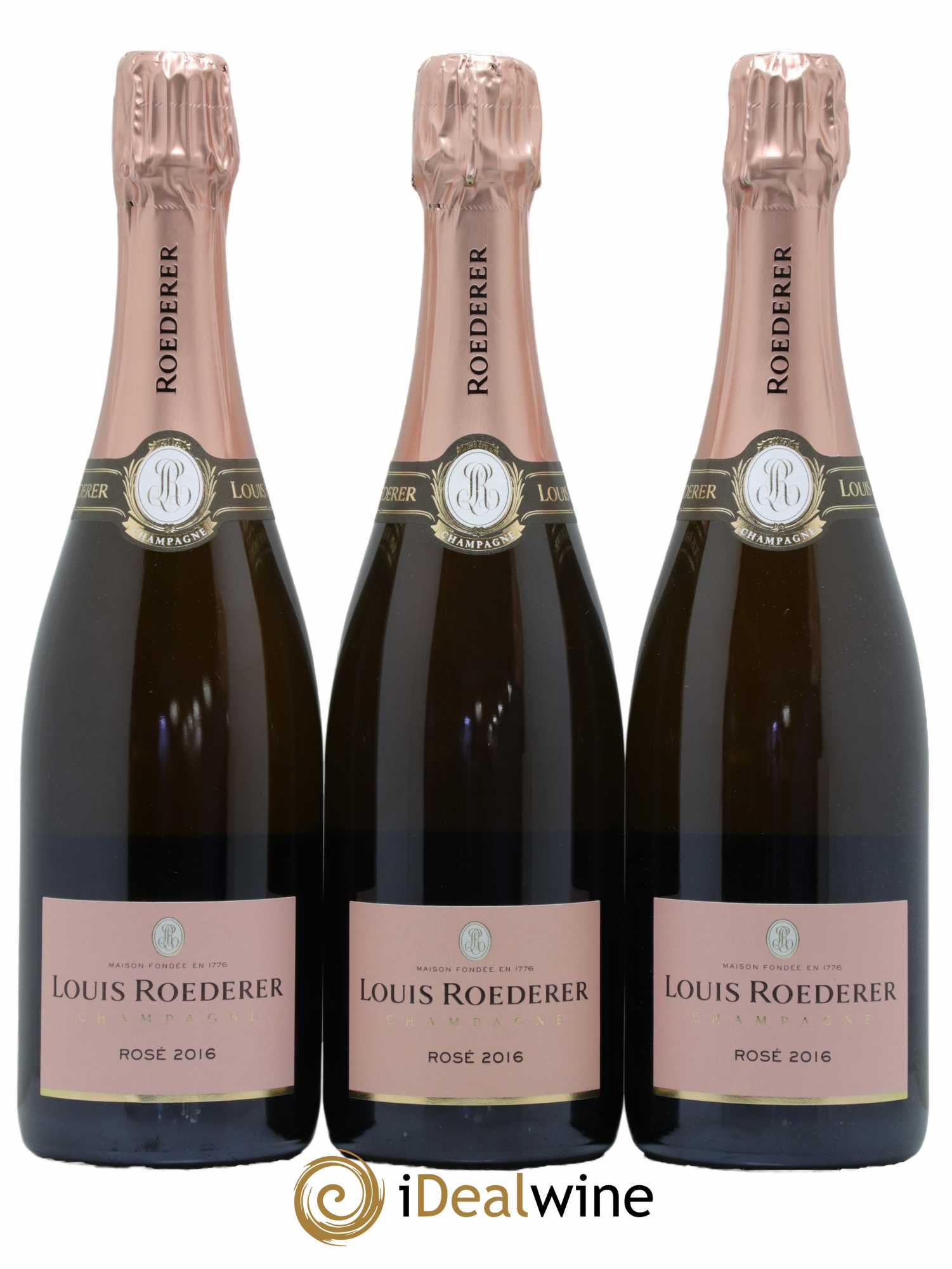 Rosé Brut Louis Roederer 2016 - Lot de 3 bouteilles - 0