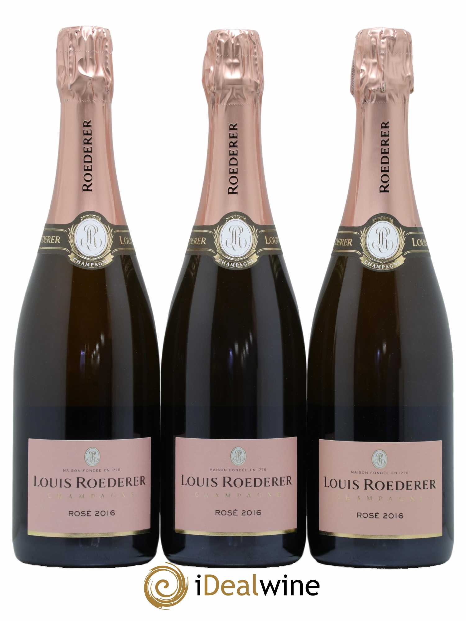 Rosé Brut Louis Roederer 2016 - Lot de 3 bouteilles - 0