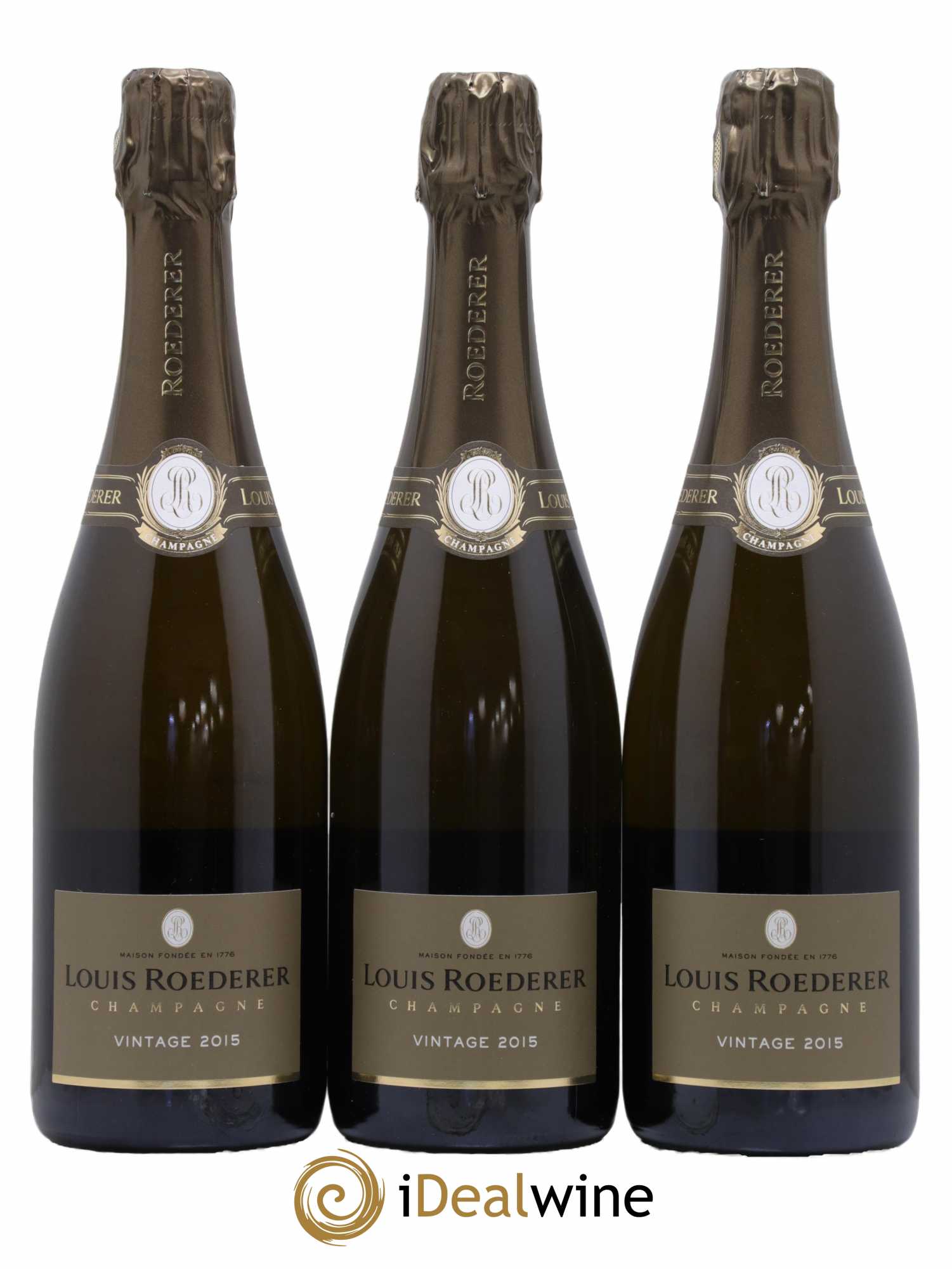 Champagne La Montagne Louis Roederer Vintage 2015 - Lot de 3 bouteilles - 0