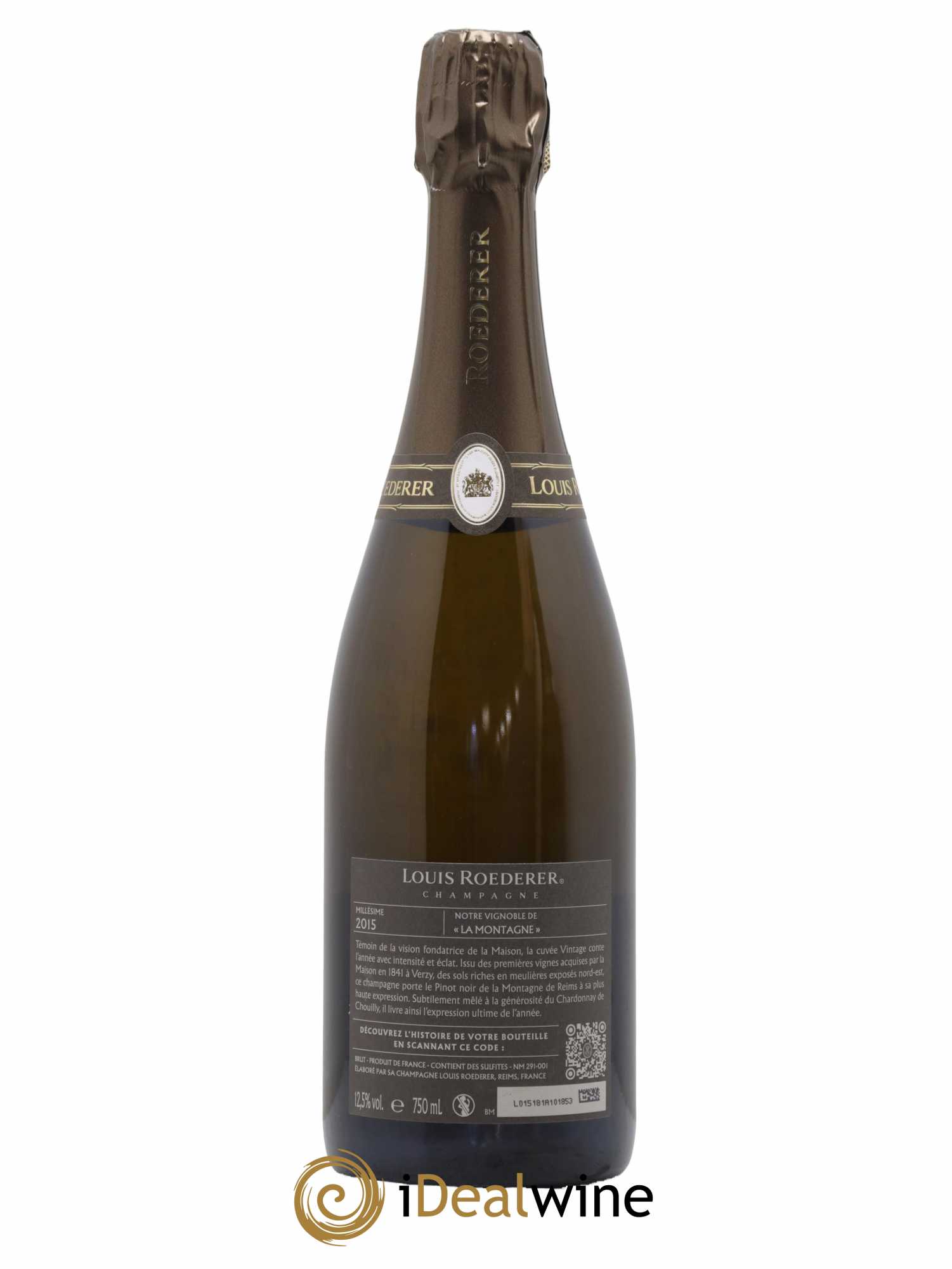 Champagne La Montagne Louis Roederer Vintage 2015 - Lotto di 1 bottiglia - 1