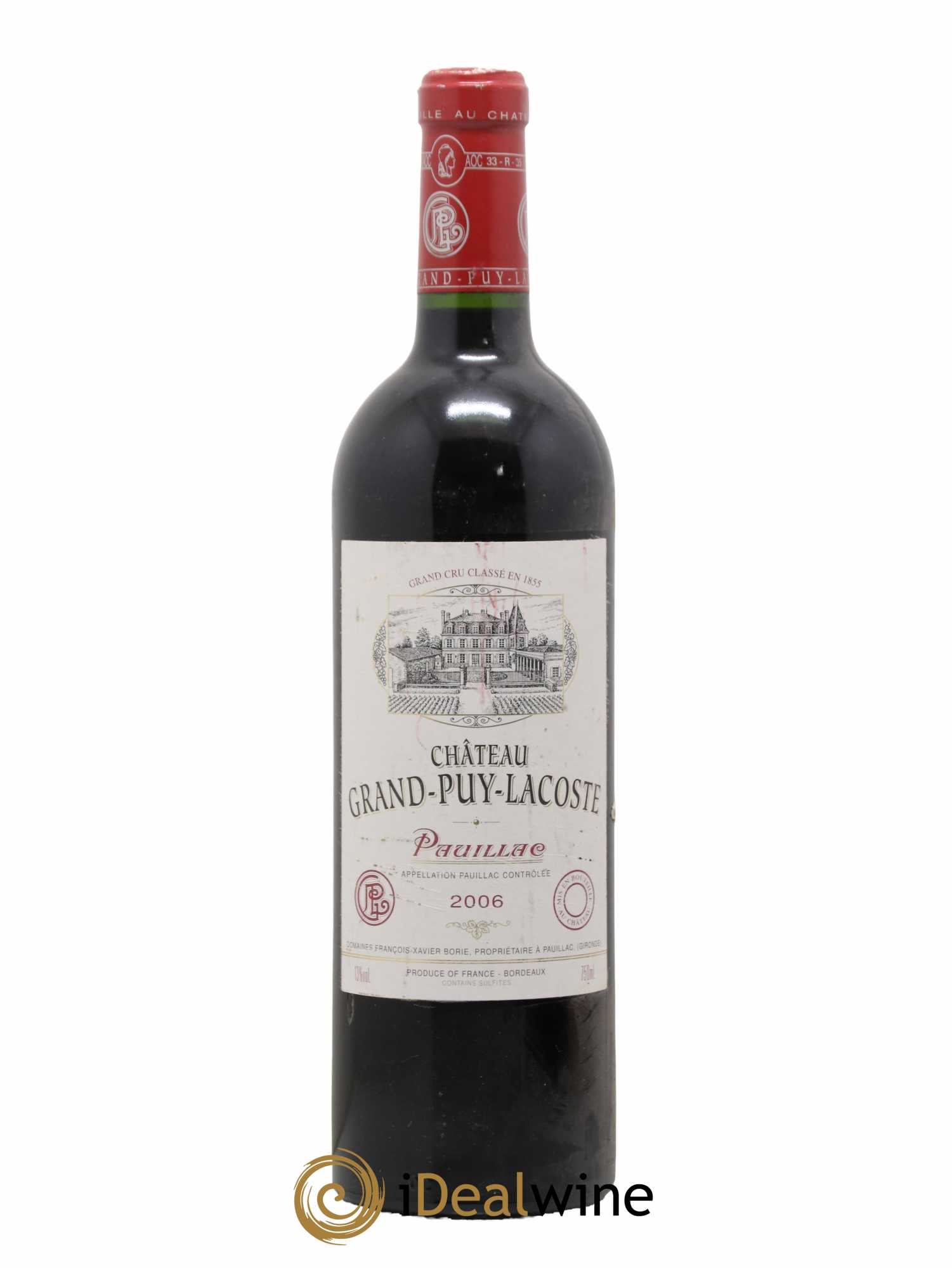 Château Grand Puy Lacoste 5ème Grand Cru Classé 2006 - Lot de 1 bouteille - 0