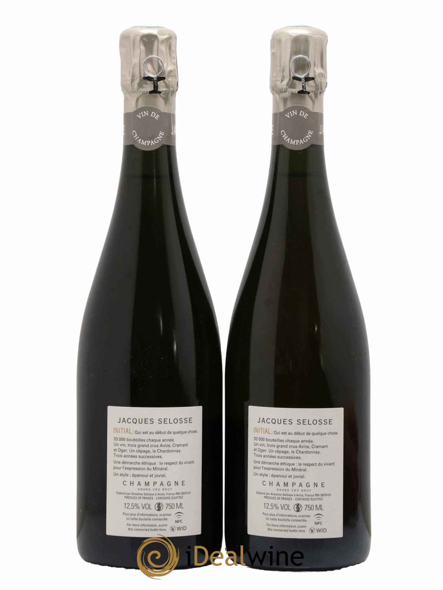 Initial Brut Jacques Selosse - Lot de 2 bouteilles - 1
