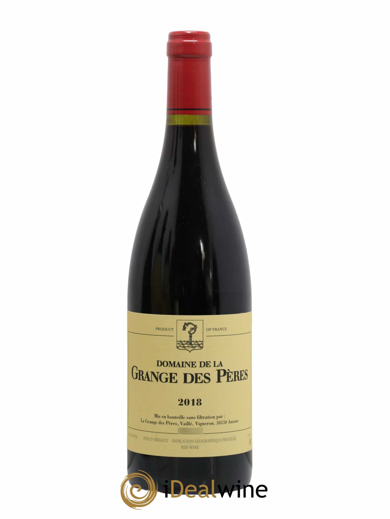 Pays d'Hérault Grange des Pères Laurent Vaillé 2018 - Lot de 1 bouteille - 0