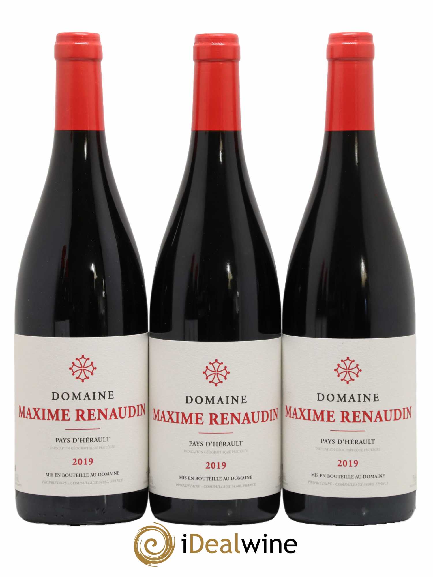 Pays d'Hérault Maxime Renaudin 2019 - Lot de 3 bouteilles - 0