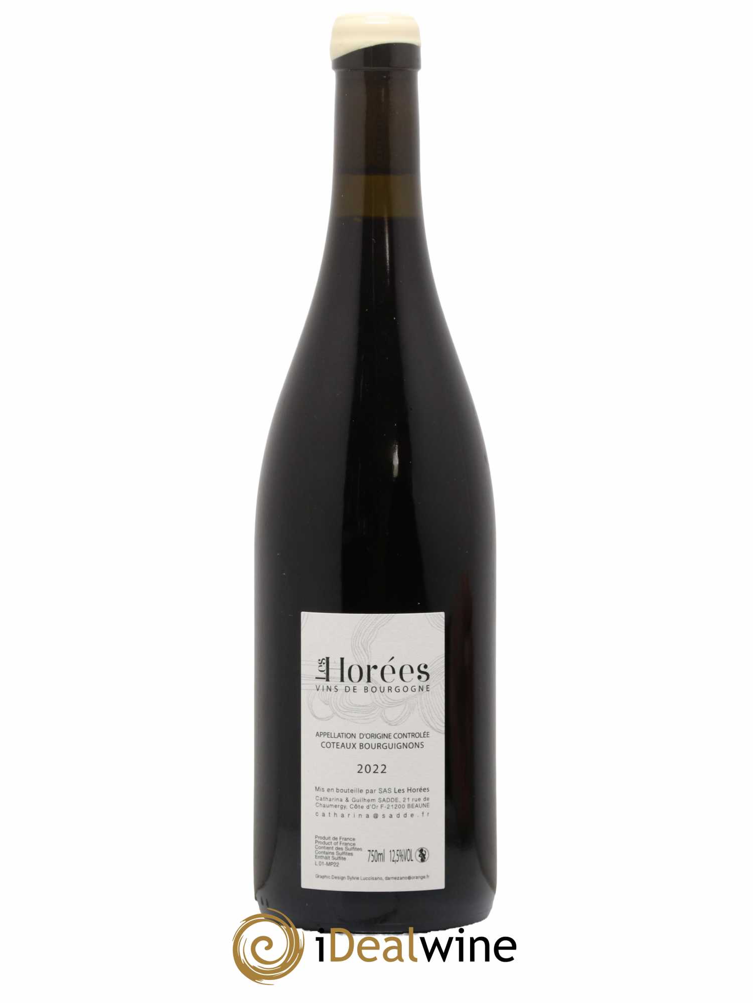 Coteaux Bourguignons Mon Poulain Les Horées 2022 - Lot de 1 bouteille - 1