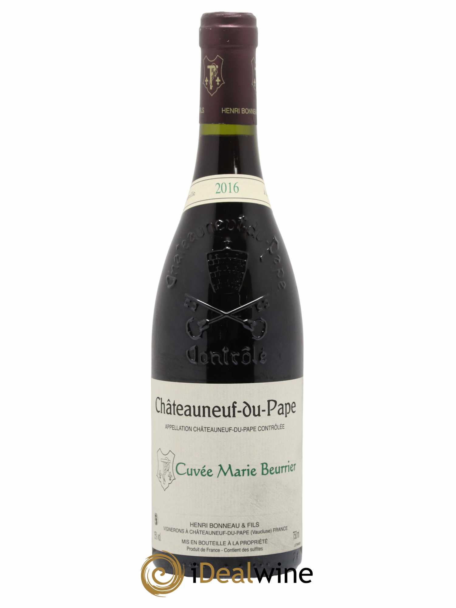 Châteauneuf-du-Pape Marie Beurrier Henri Bonneau & Fils 2016 - Lot de 1 bouteille - 0