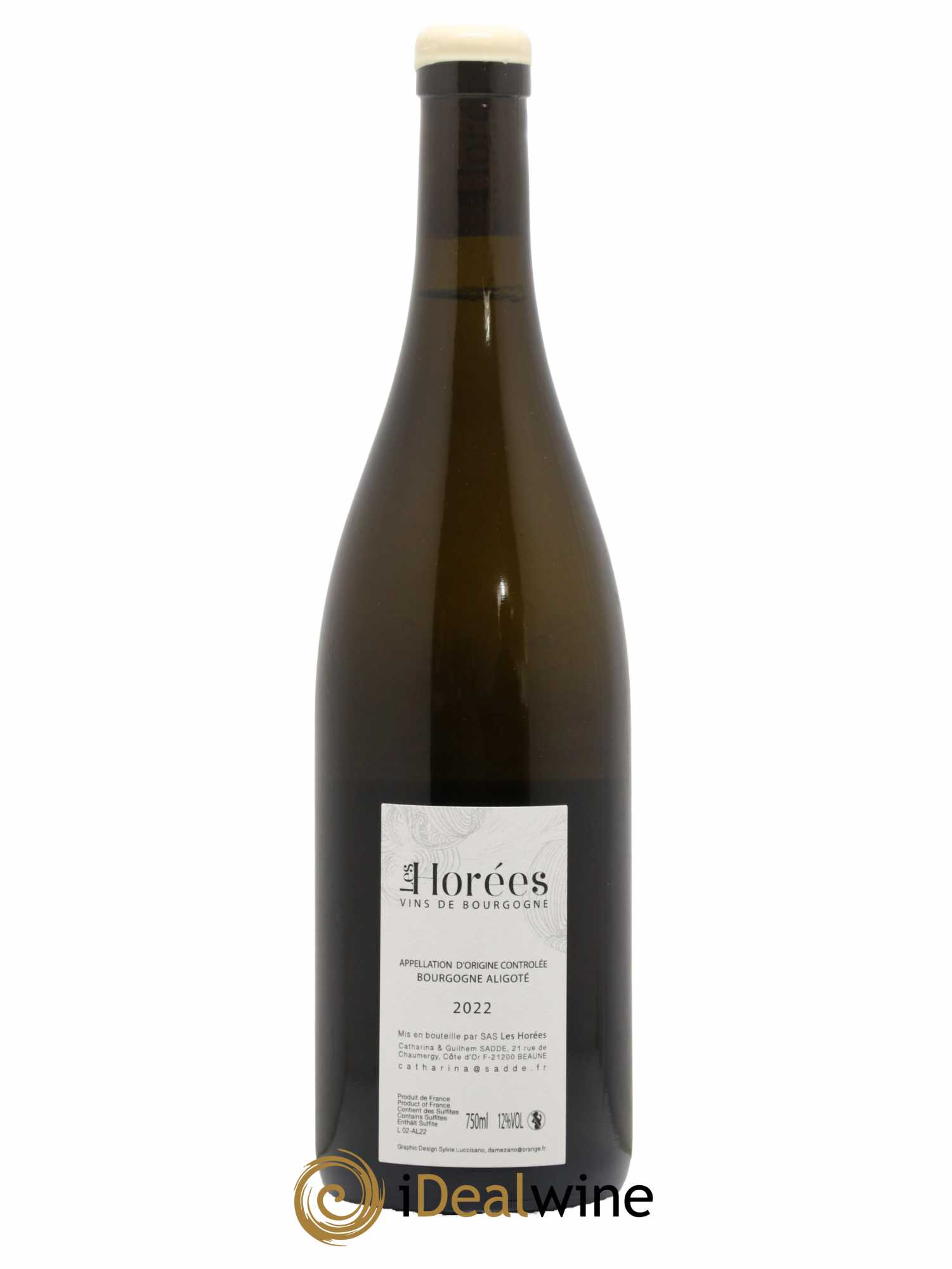 Bourgogne Aligoté En Coulezain Les Horées 2022 - Lot de 1 bouteille - 1