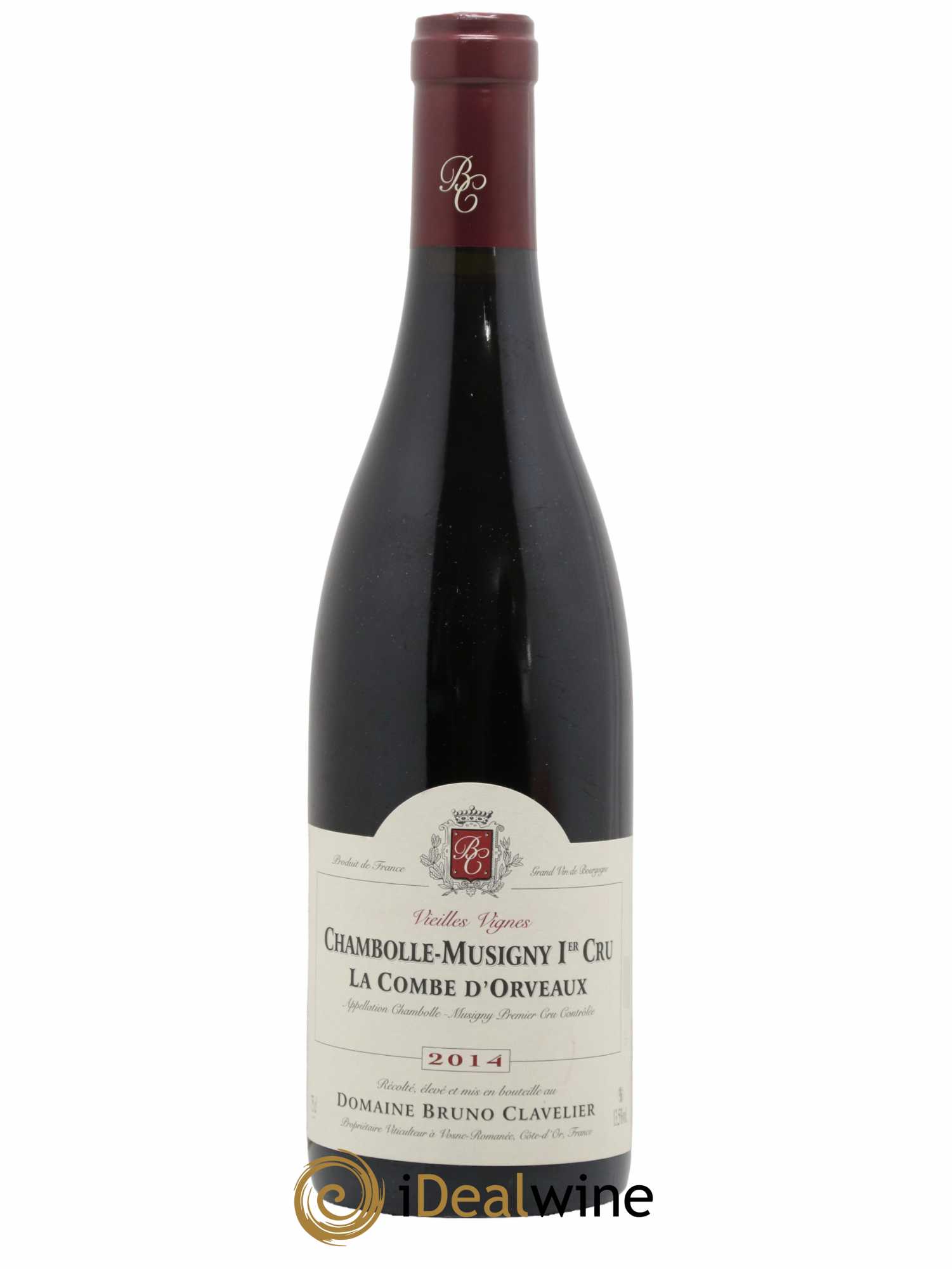 Chambolle-Musigny 1er Cru La Combe d'Orveaux Vieilles Vignes Bruno Clavelier 2014 - Lot de 1 bouteille - 0