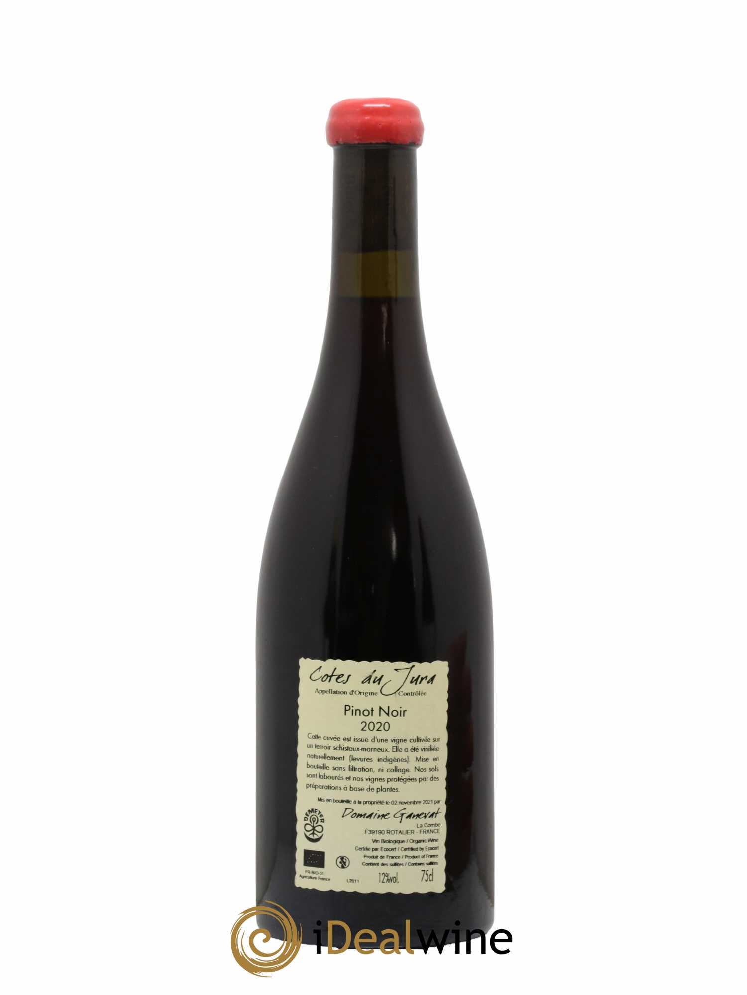 Côtes du Jura Pinot Noir En Billat  Jean-François Ganevat (Domaine) 2020 - Lot de 1 bouteille - 1