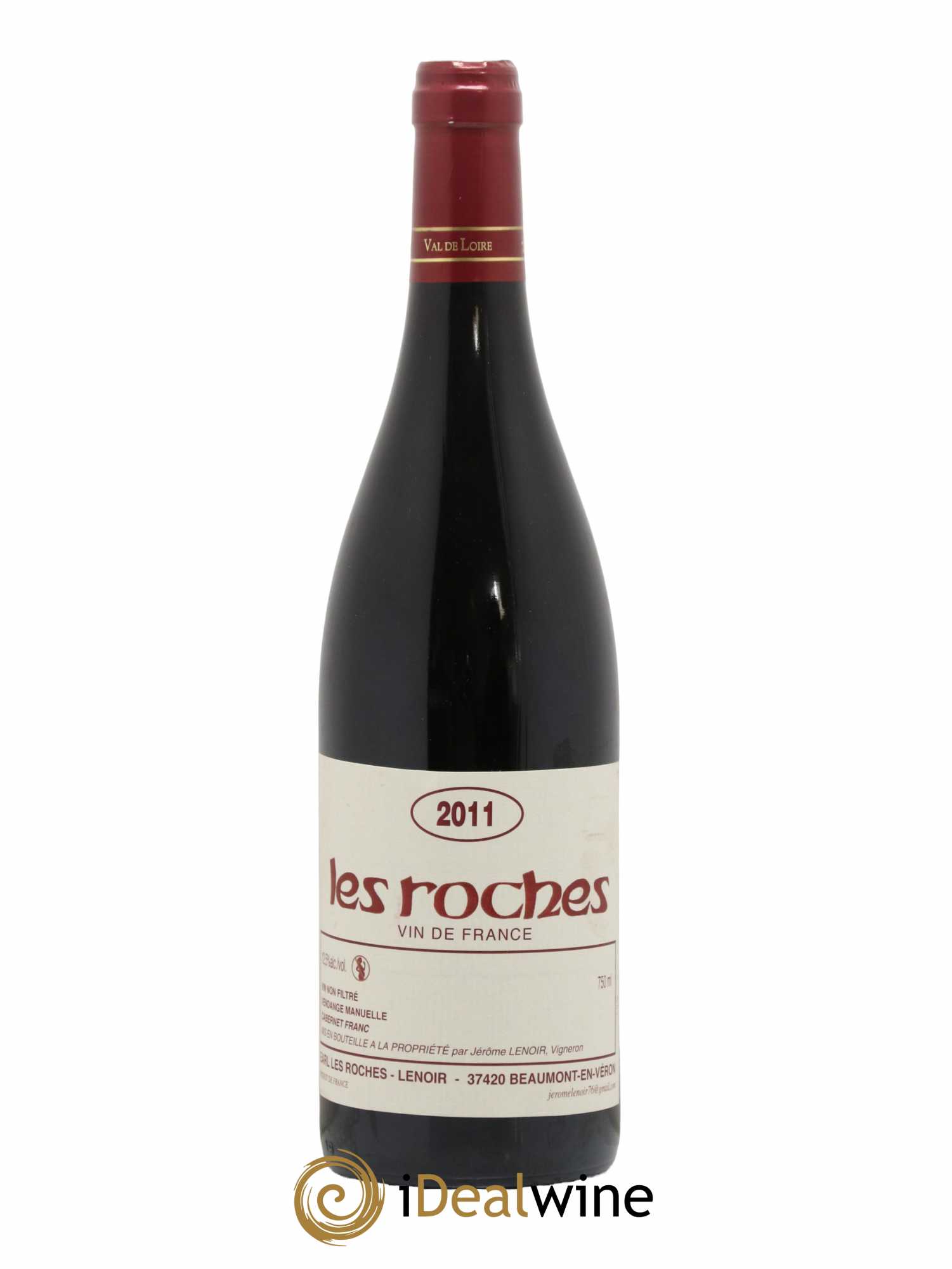 Vin de France Les Roches Lenoir (Domaine) 2011 - Lot de 1 bouteille - 0