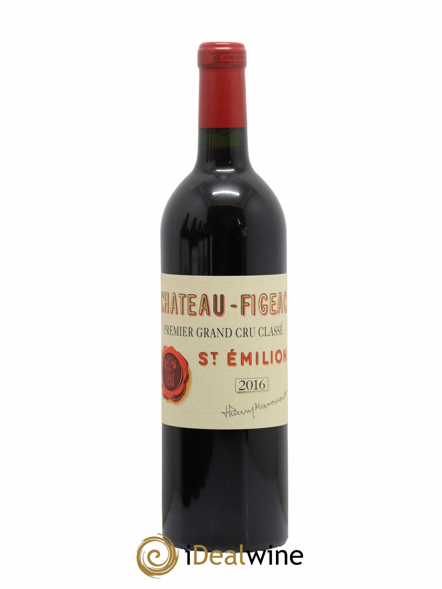 Château Figeac 1er Grand Cru Classé A 2016 - Lot de 1 bouteille - 0