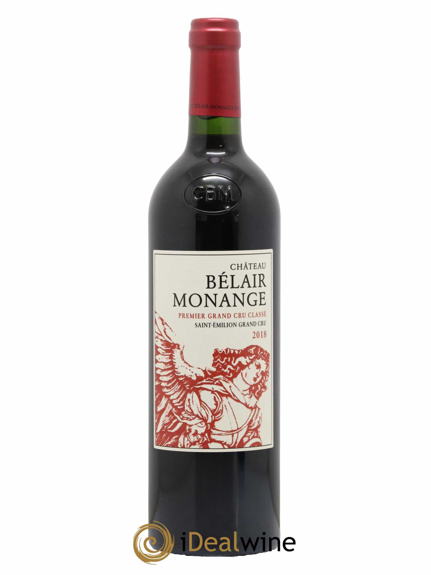 Château Belair (Belair-Monange) 1er Grand Cru Classé B 2018 - Lot de 1 bouteille - 0