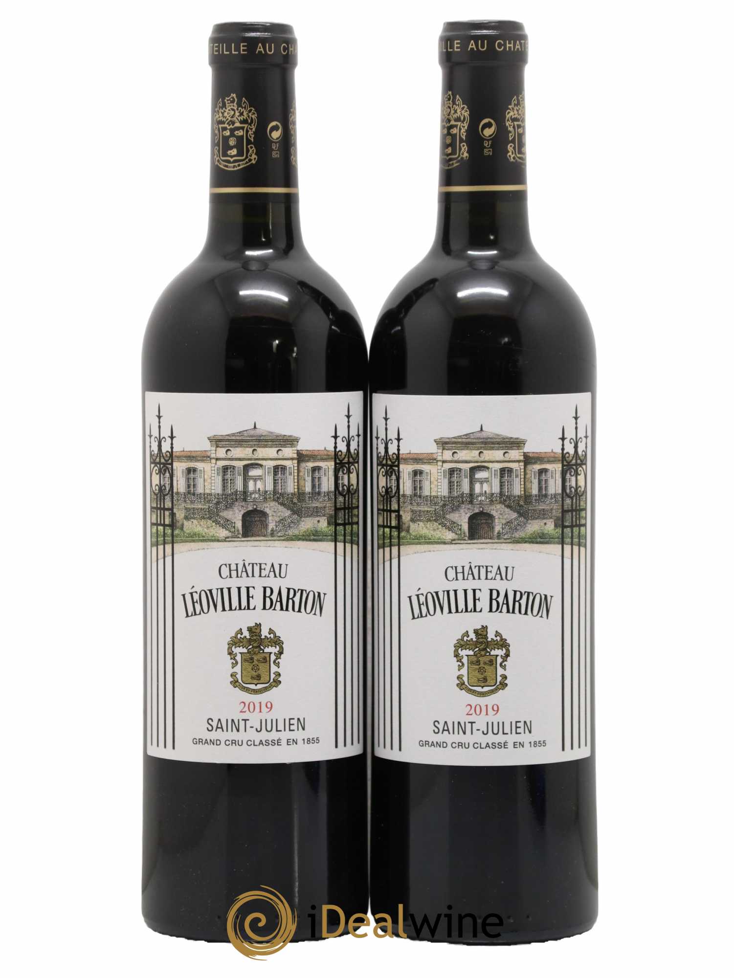 Château Léoville Barton 2ème Grand Cru Classé 2019 - Lot de 2 bouteilles - 0