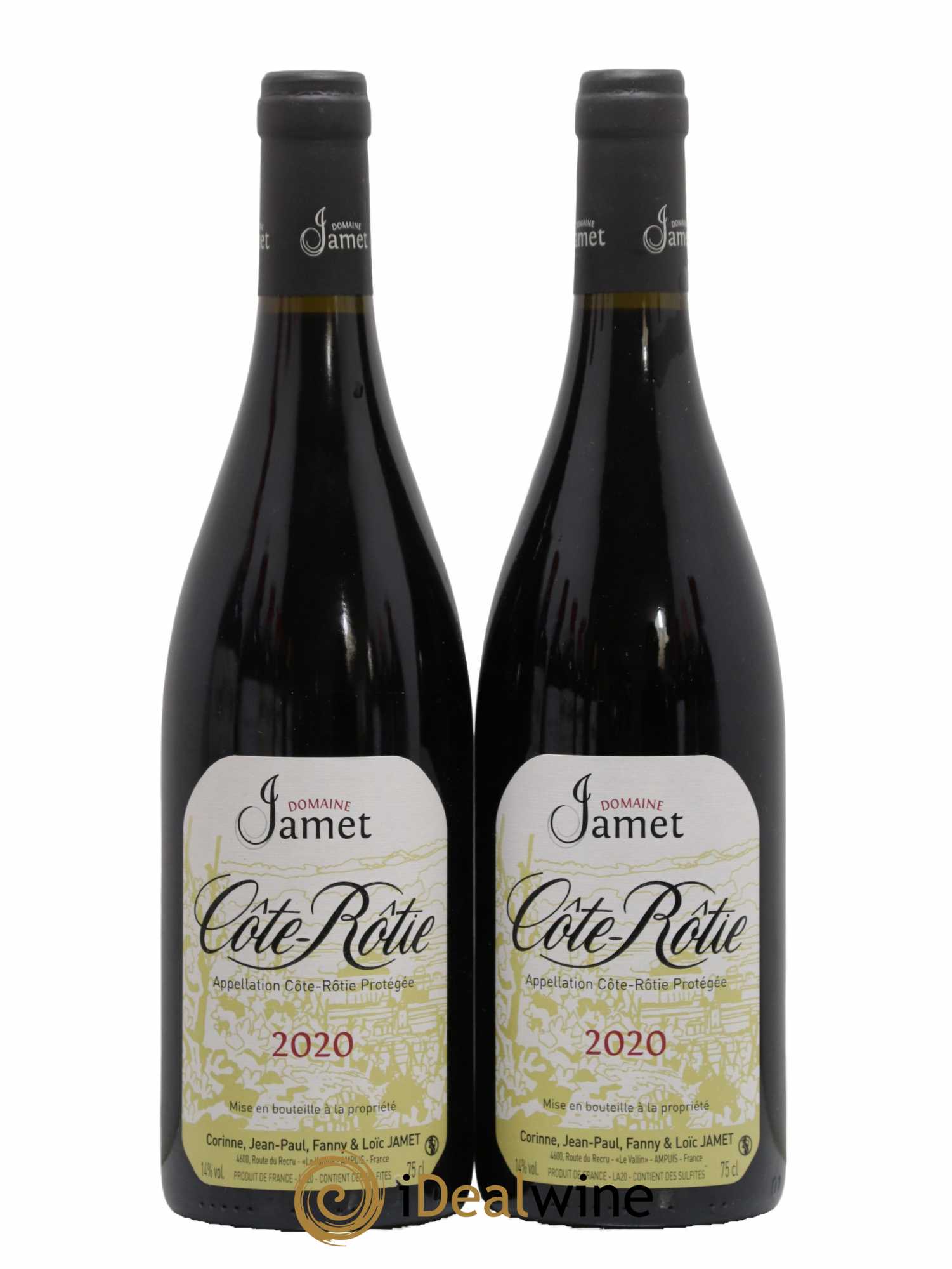 Côte-Rôtie Jamet (Domaine) 2020 - Lot de 2 bouteilles - 0