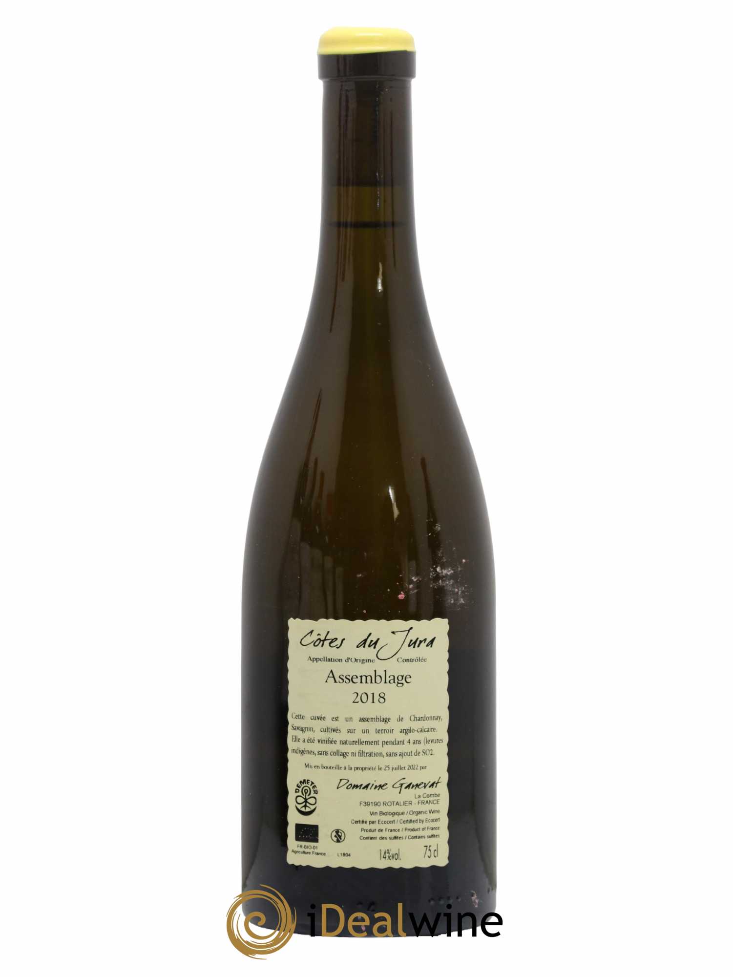 Côtes du Jura Cuvée Orégane Jean-François Ganevat (Domaine) 2018 - Lot de 1 bouteille - 1