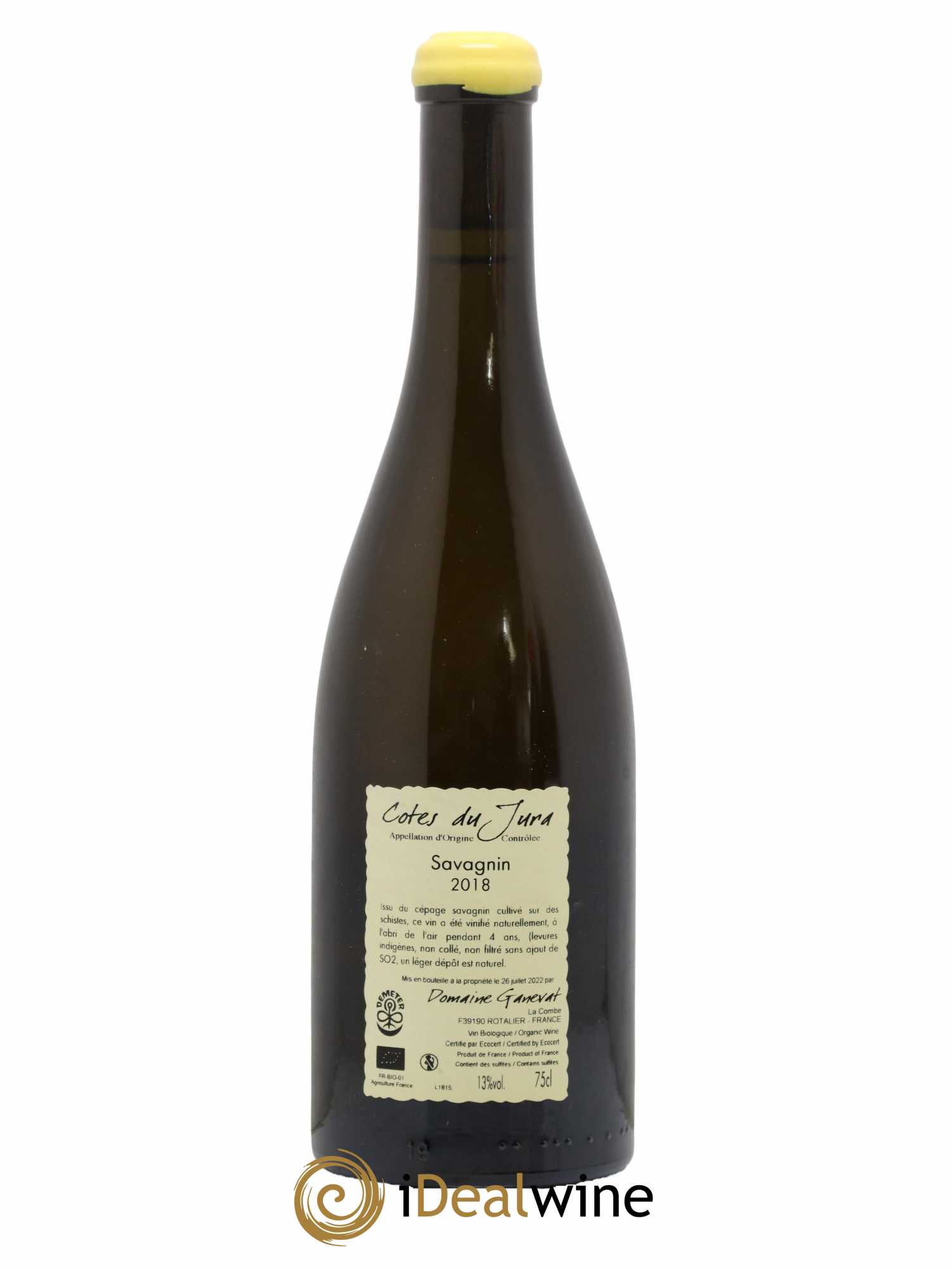 Côtes du Jura Savagnin En Billat Jean-François Ganevat (Domaine) 2018 - Lot de 1 bouteille - 1