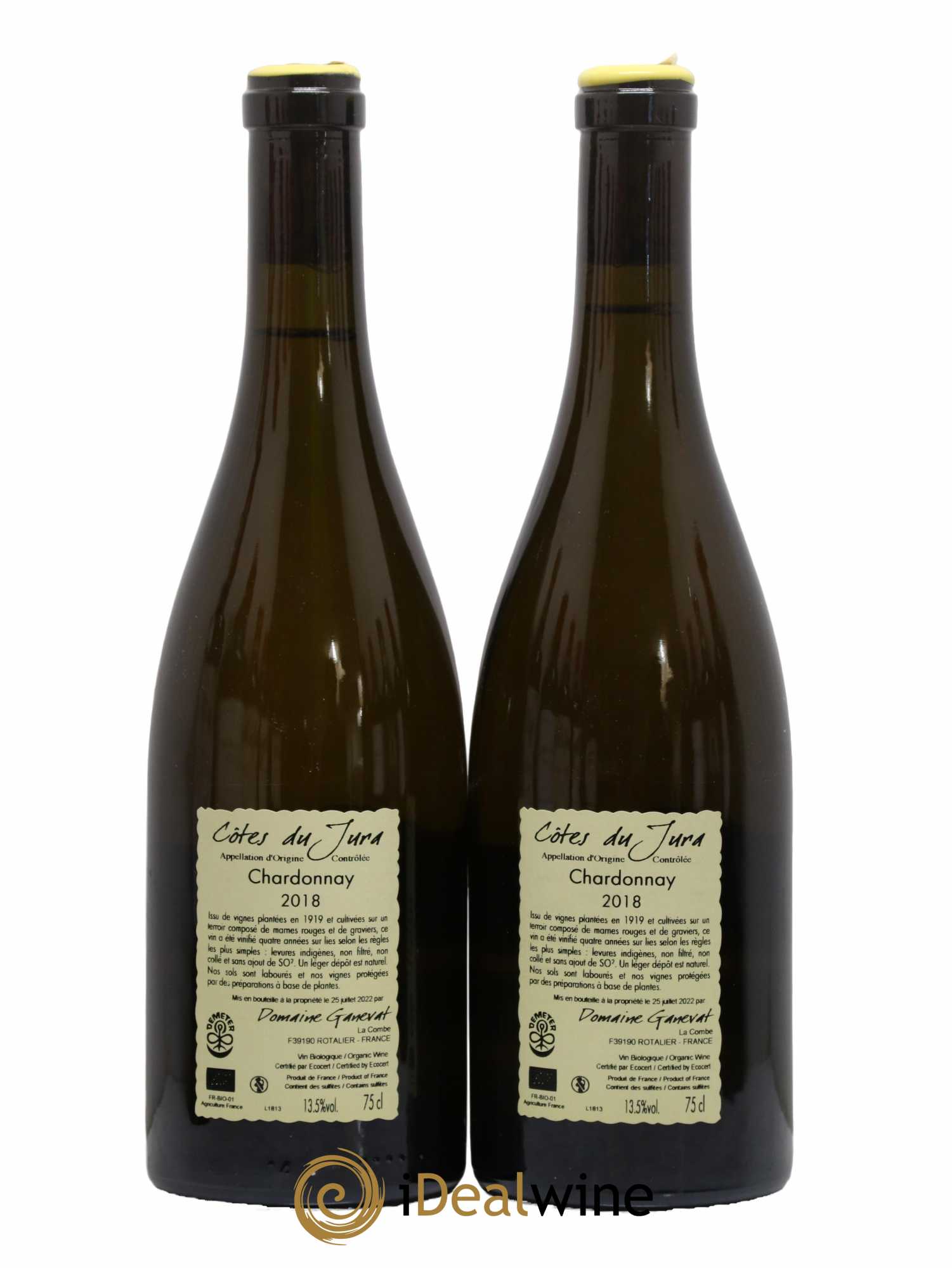 Côtes du Jura Les Grands Teppes Vieilles Vignes Jean-François Ganevat (Domaine) 2018 - Lot de 2 bouteilles - 1
