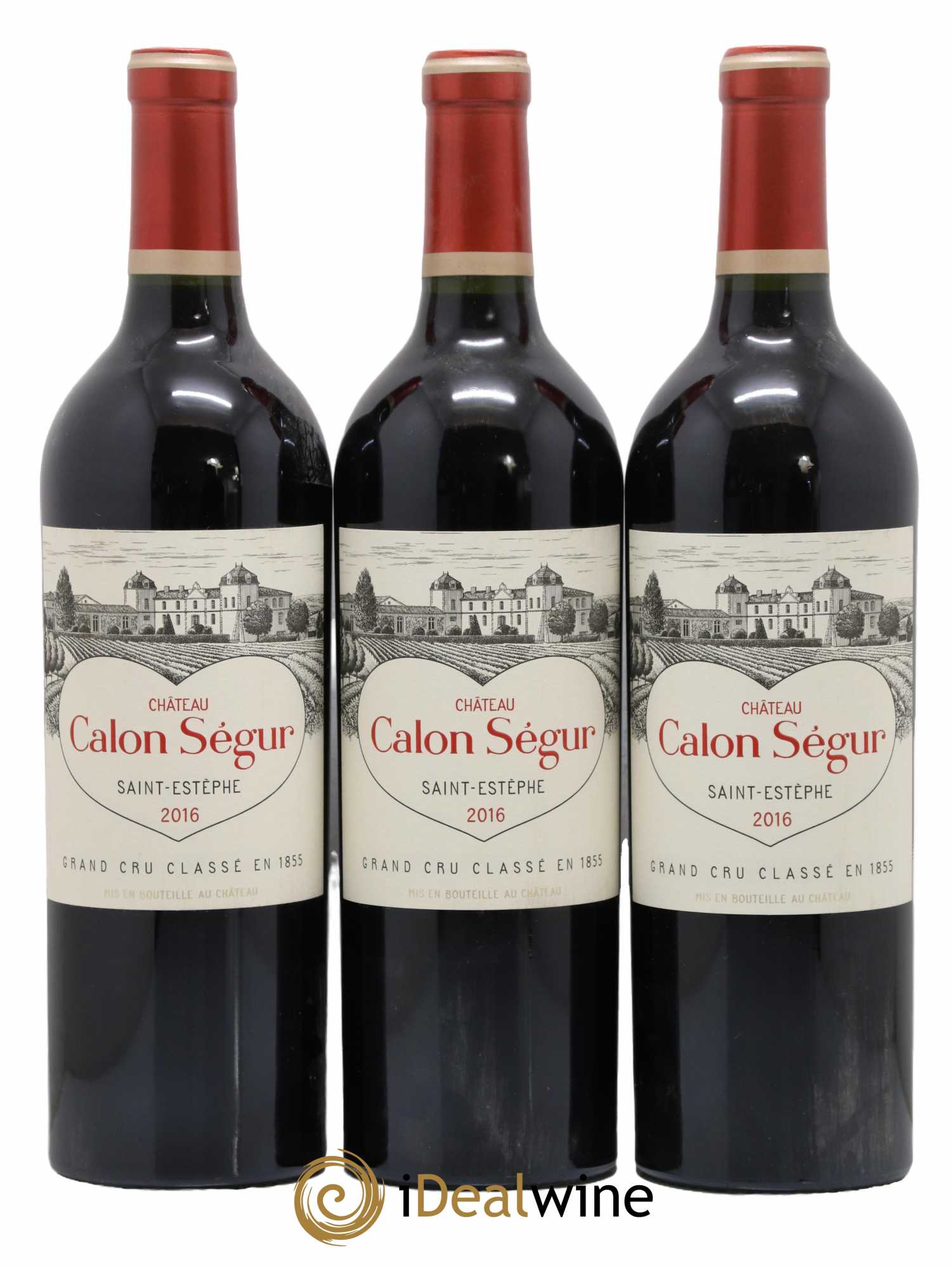 Château Calon Ségur 3ème Grand Cru Classé 2016 - Lot de 3 bouteilles - 0