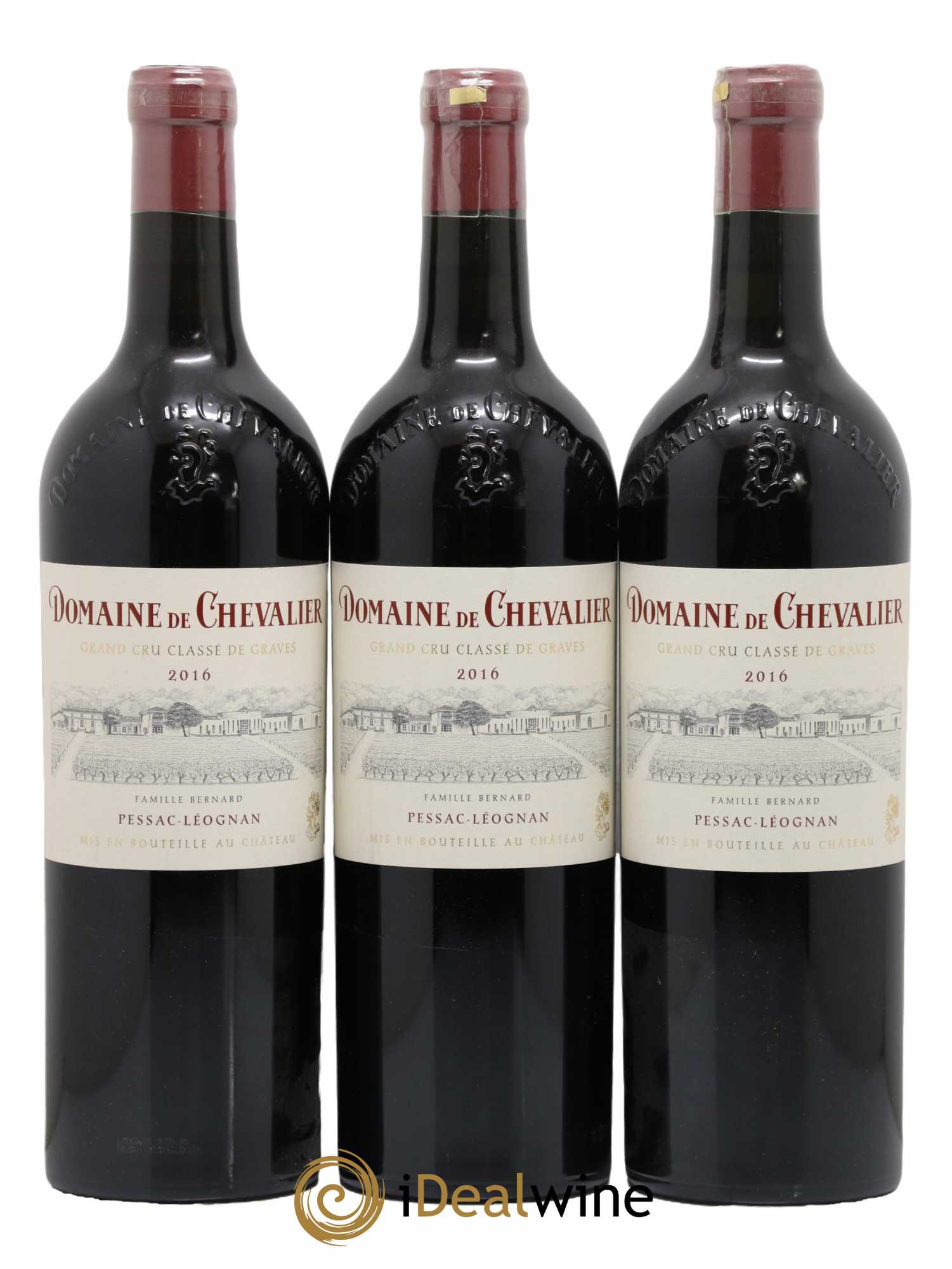 Domaine de Chevalier Cru Classé de Graves 2016 - Lot de 3 bouteilles - 0