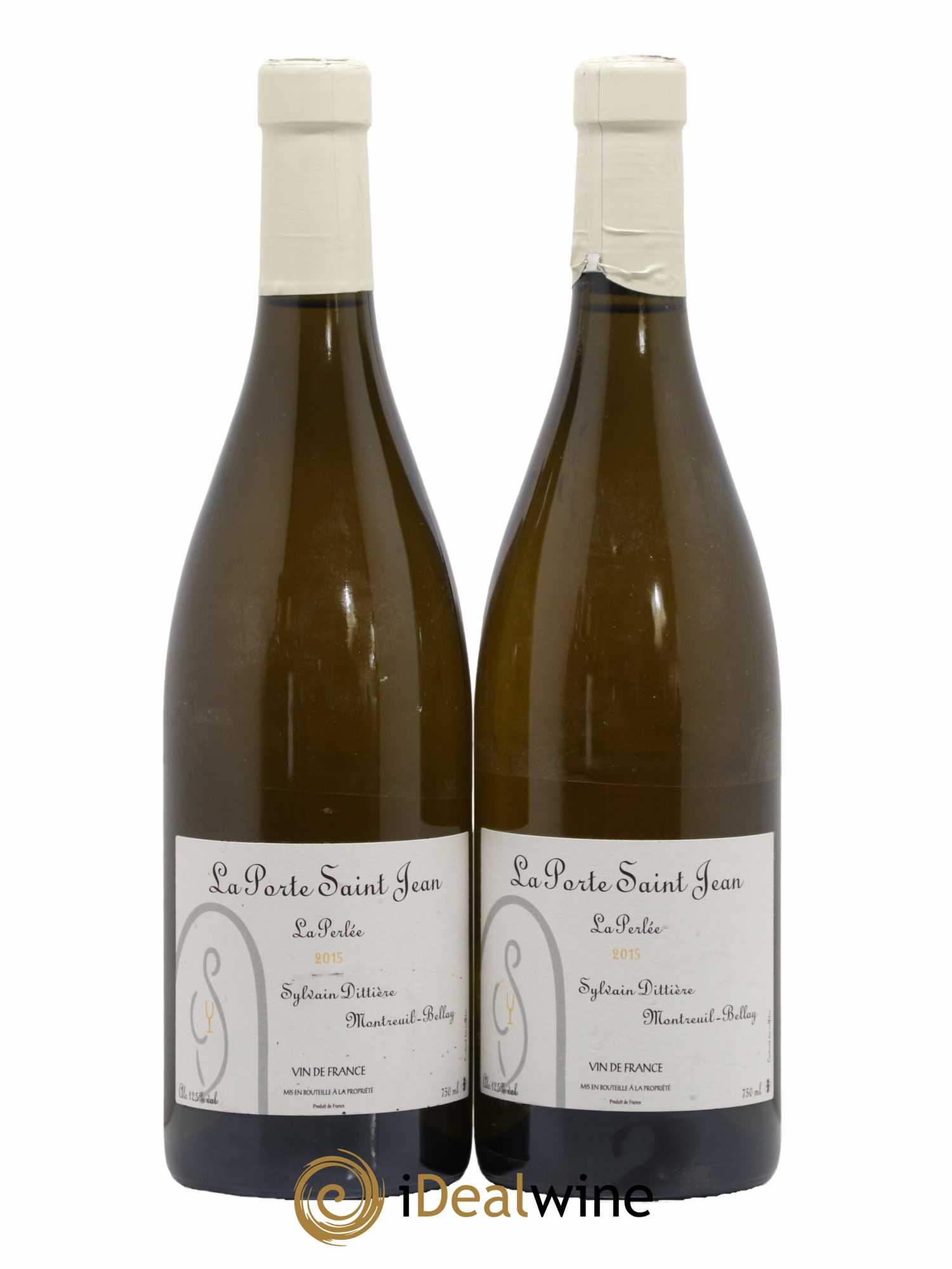 Vin de France La Perlée La Porte Saint Jean 2015 - Lot de 2 bouteilles - 0
