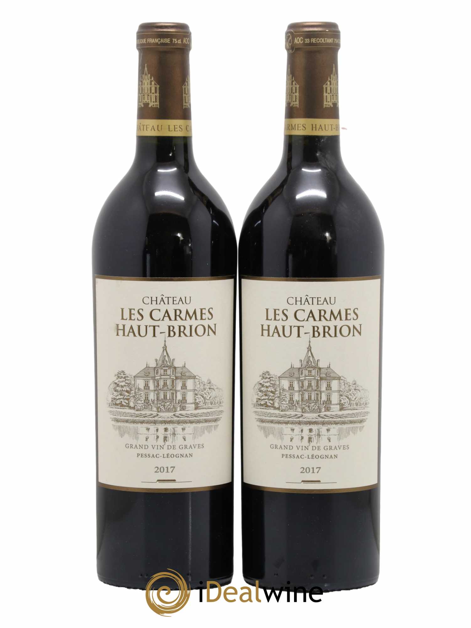 Château Les Carmes Haut-Brion 2017 - Lot de 2 bouteilles - 0