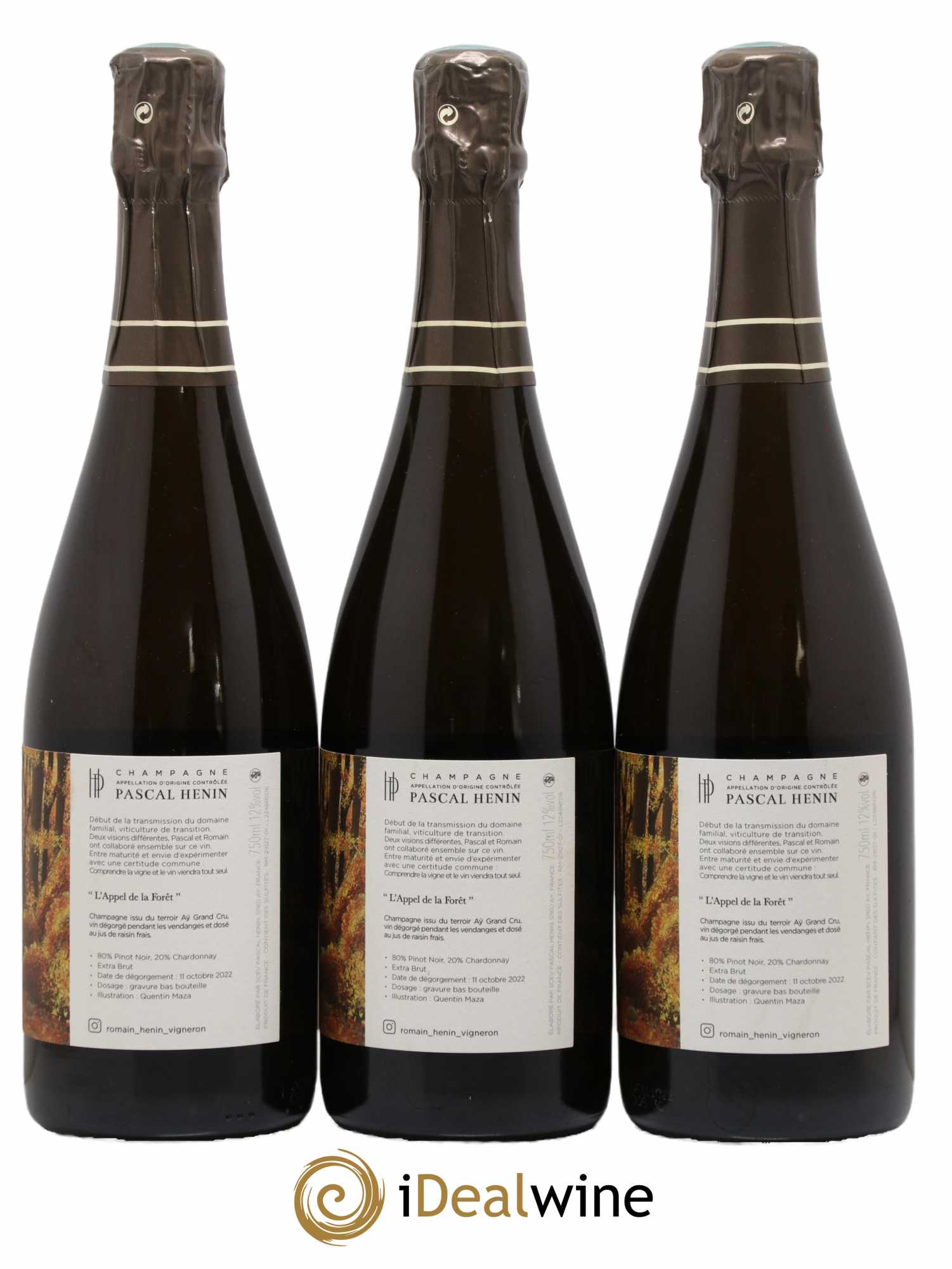 L'Appel de la Fôret Romain Henin - Lot de 3 bouteilles - 1