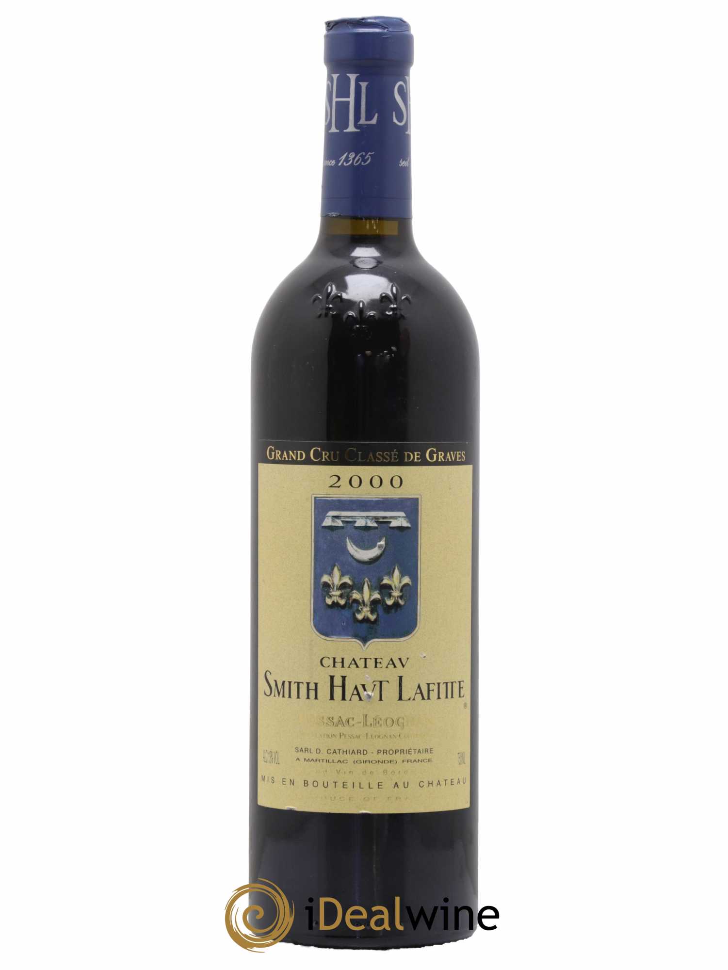 Château Smith Haut Lafitte Cru Classé de Graves 2000 - Lot de 1 bouteille - 0