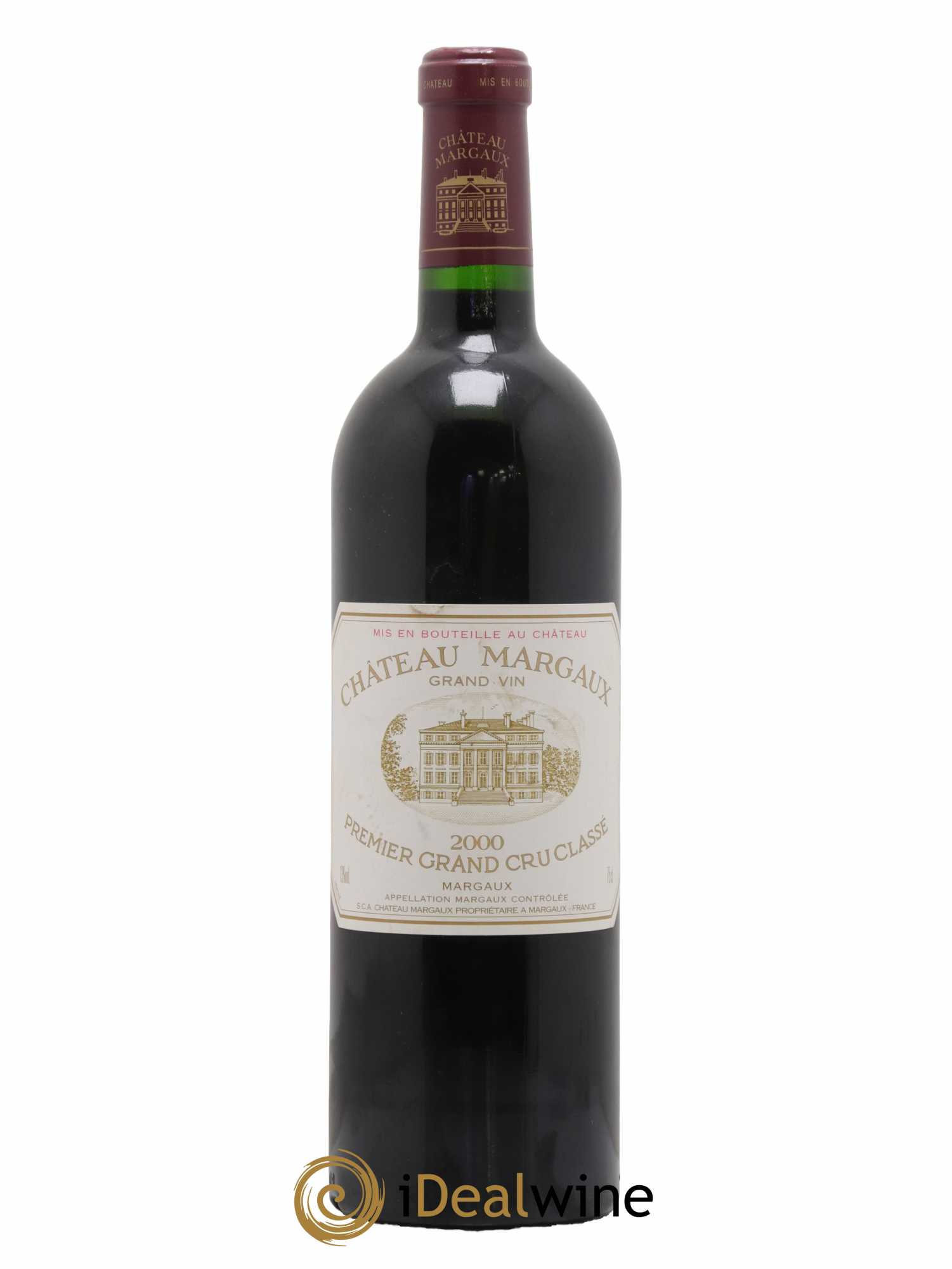 Château Margaux 1er Grand Cru Classé 2000 - Lot de 1 bouteille - 0