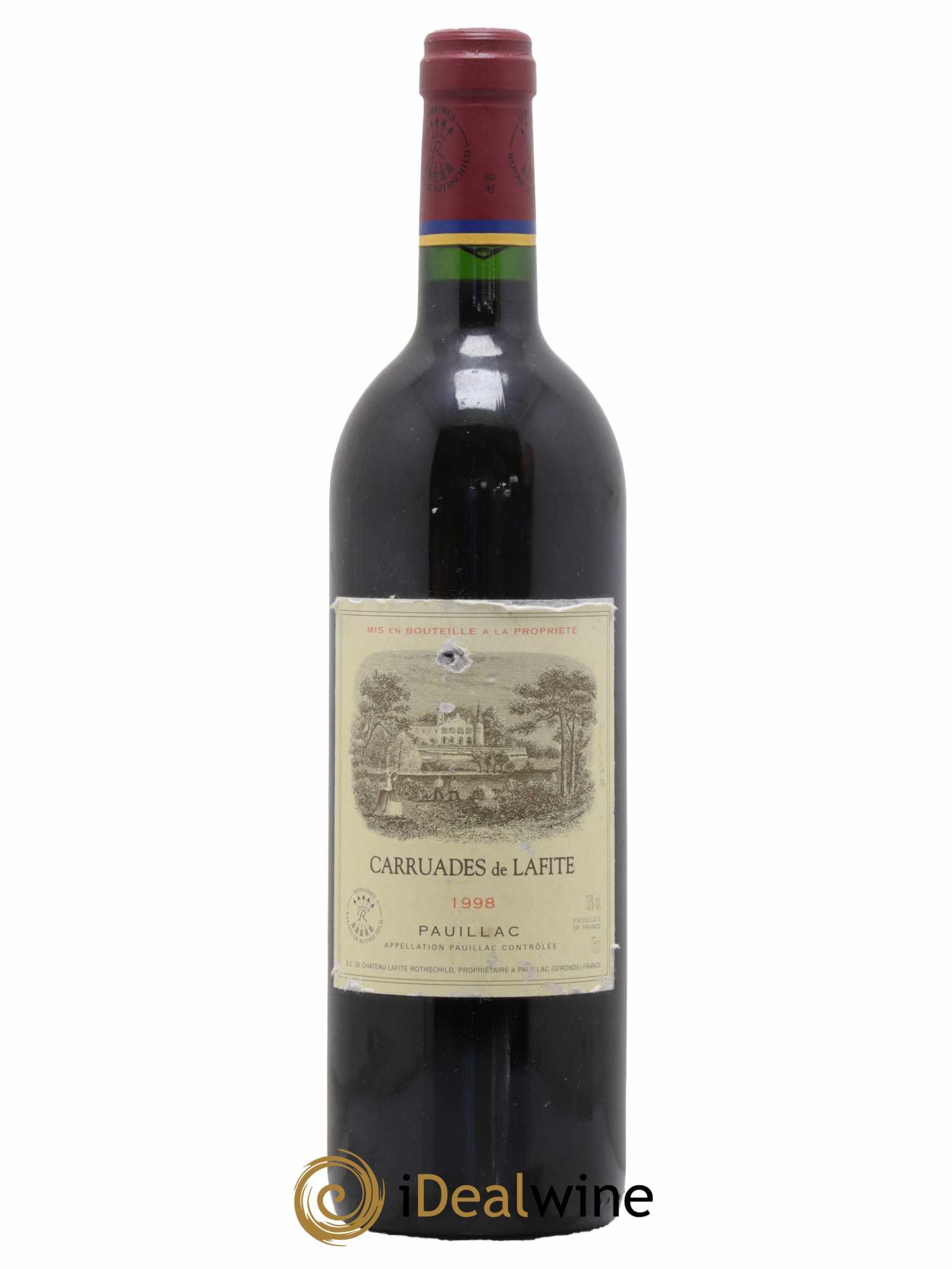 Carruades de Lafite Rothschild Second Vin 1998 - Lot de 1 bouteille - 0