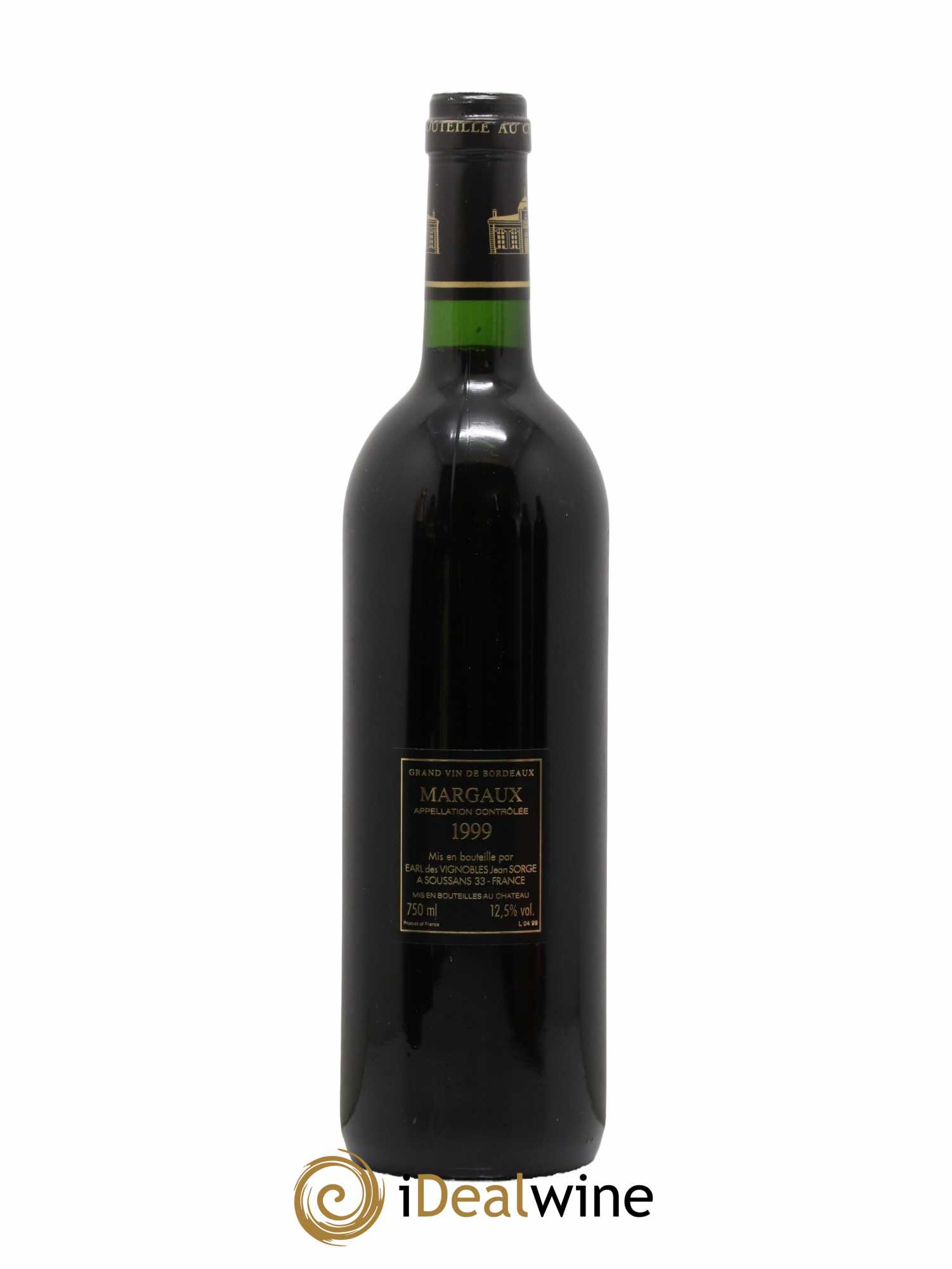 Château Deyrem Valentin Cru Bourgeois 1999 - Lot de 1 bouteille - 1