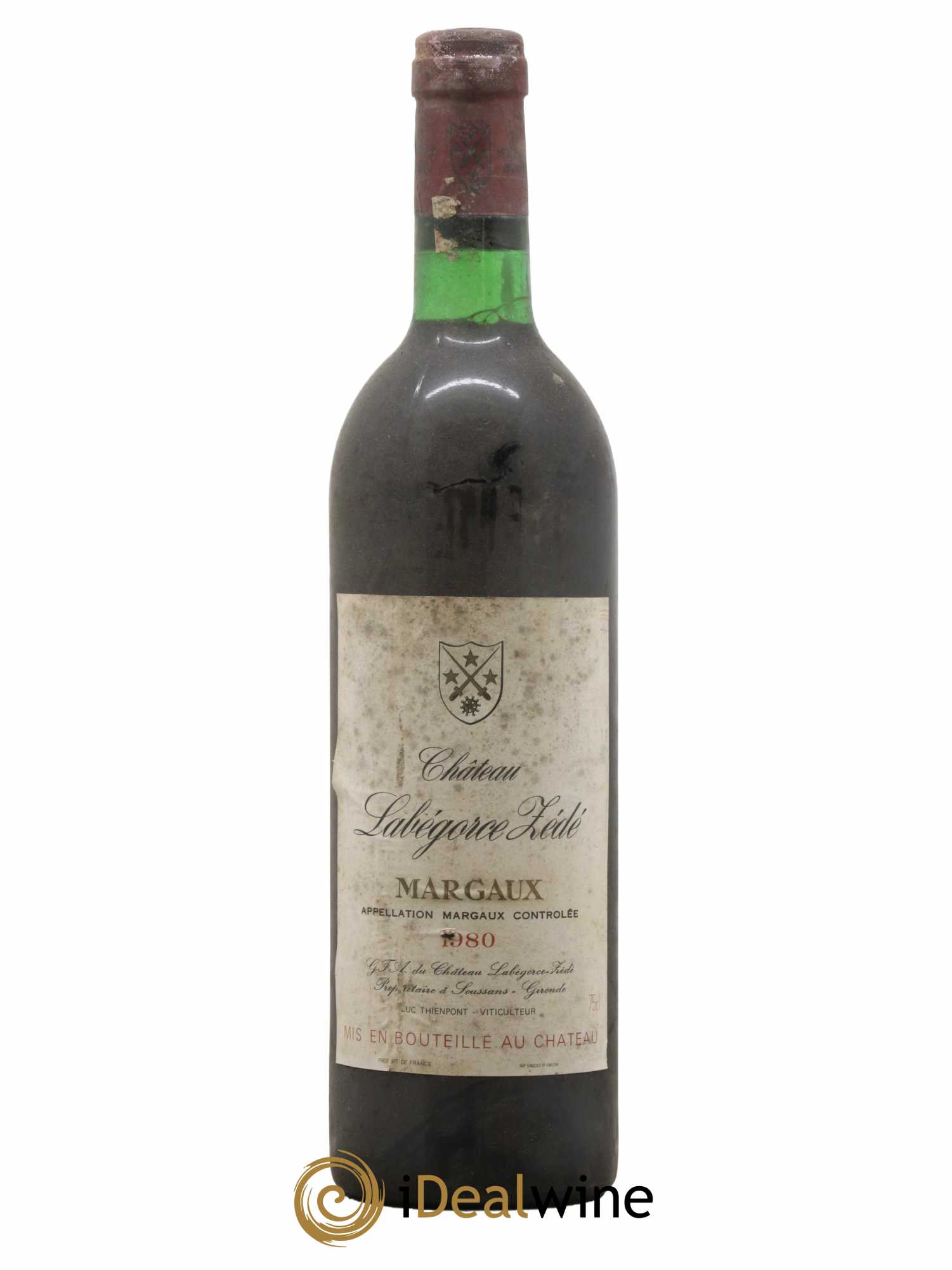 Château Labegorce Zédé Cru Bourgeois 1980 - Lot de 1 bouteille - 0