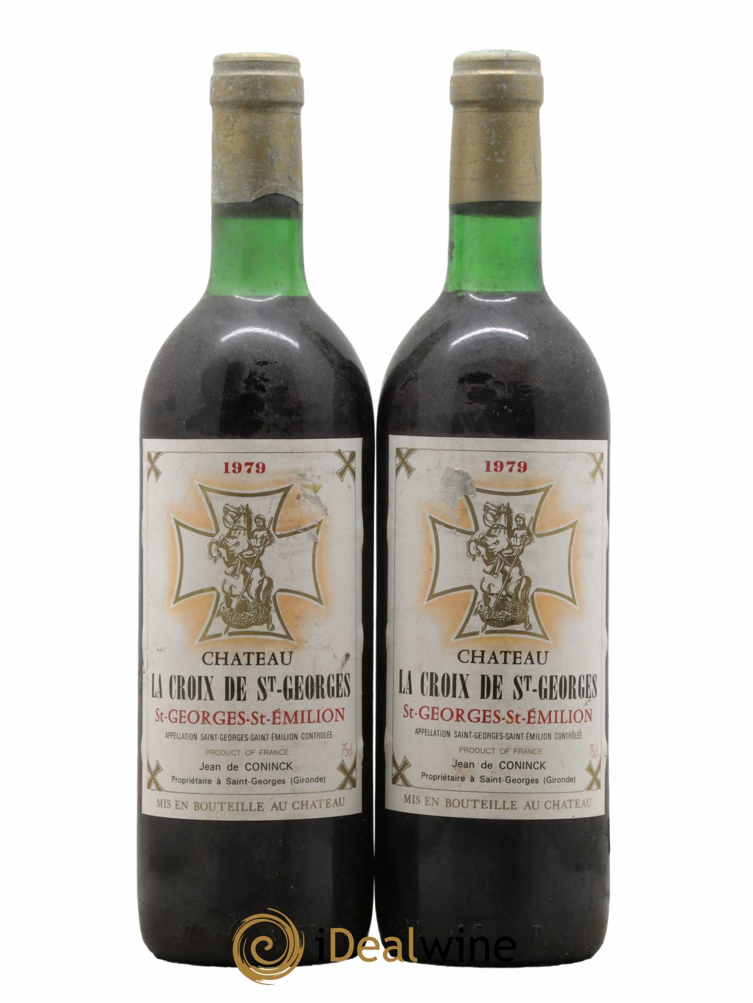 Château la Croix Saint-Georges 1979 - Lot de 2 bouteilles - 0