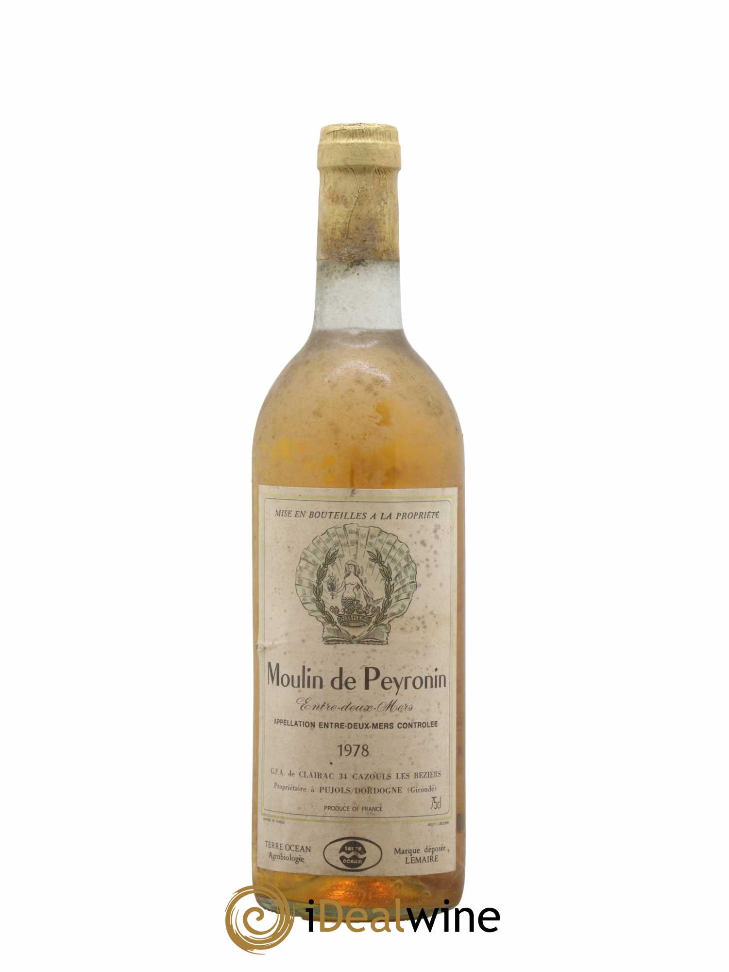 Bordeaux Moulin de Peyronin 1978 - Lot de 1 bouteille - 0