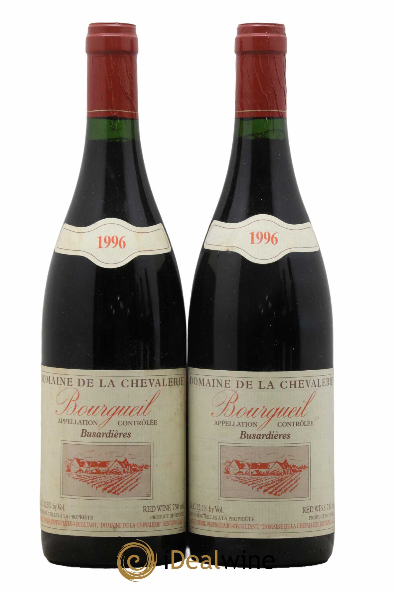 Bourgueil Busardières Domaine de la Chevalerie 1996 - Lot de 2 bouteilles - 0