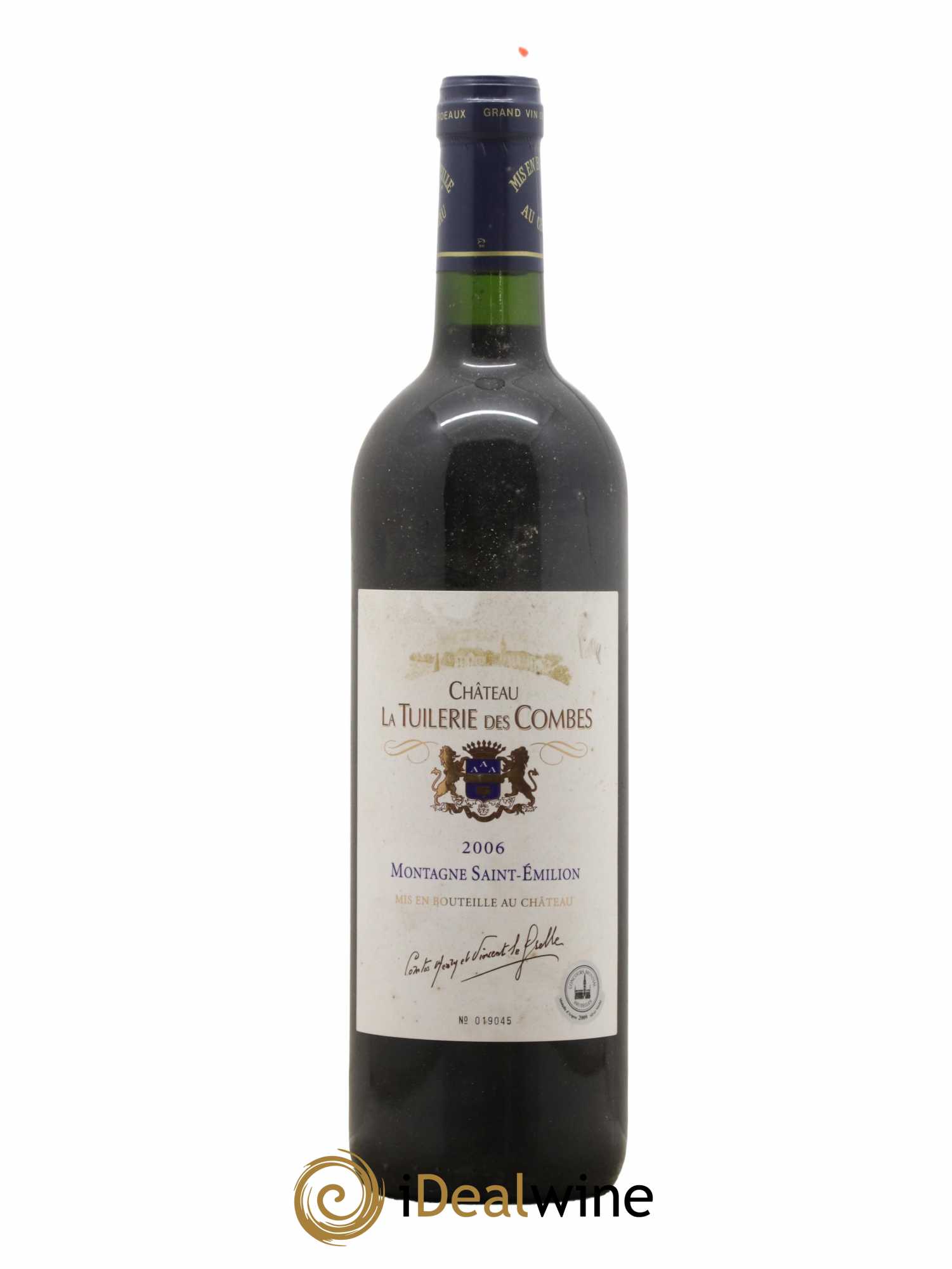 Montagne Saint-Émilion Château La Tuilerie des Combes 2006 - Lot de 1 bouteille - 0