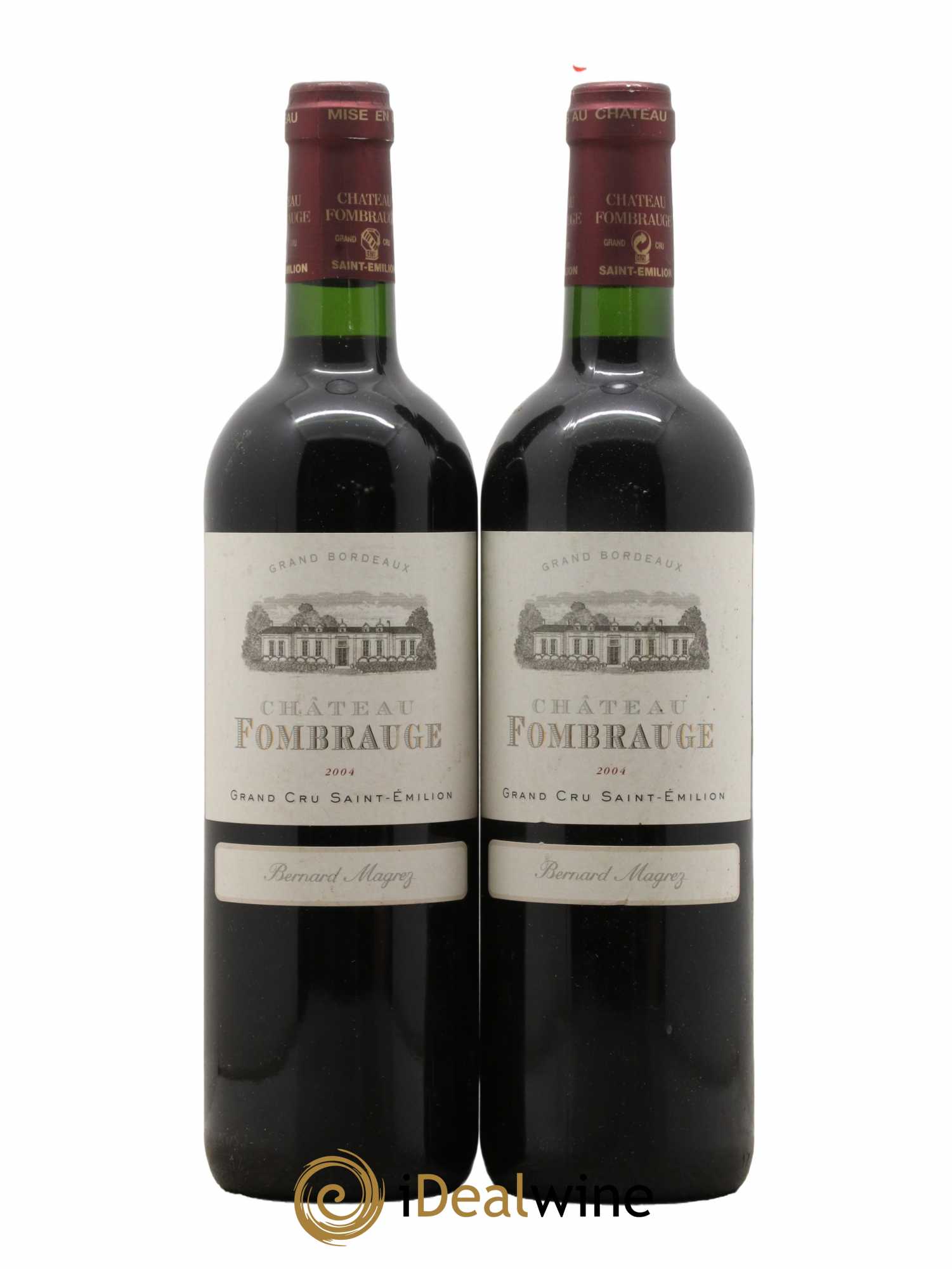 Château Fombrauge Grand Cru Classé 2004 - Lot de 2 bouteilles - 0