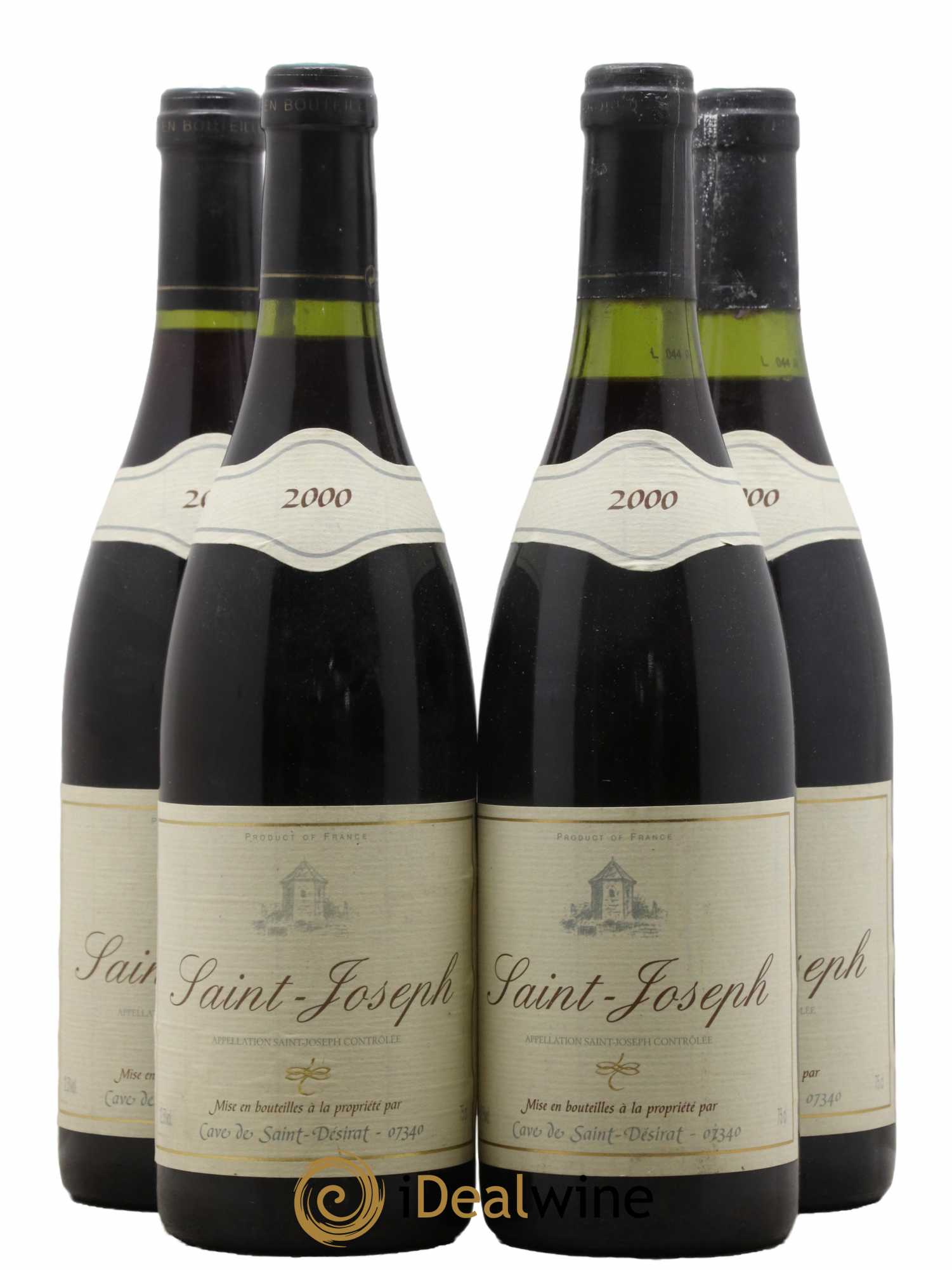 Saint-Joseph Cave De Saint-Desirat 2000 - Lot de 4 bouteilles - 0
