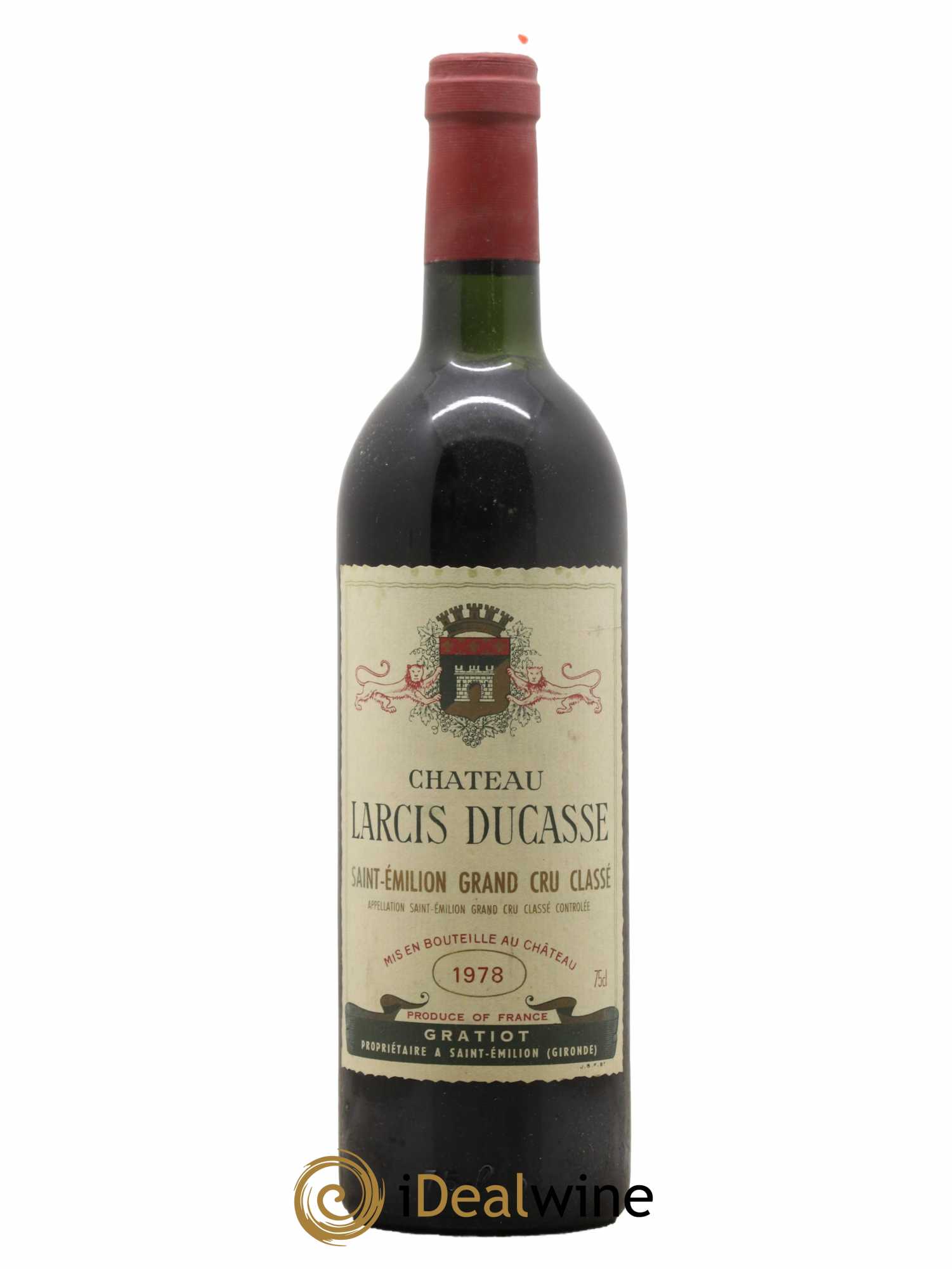 Château Larcis Ducasse 1er Grand Cru Classé B 1978 - Lot de 1 bouteille - 0