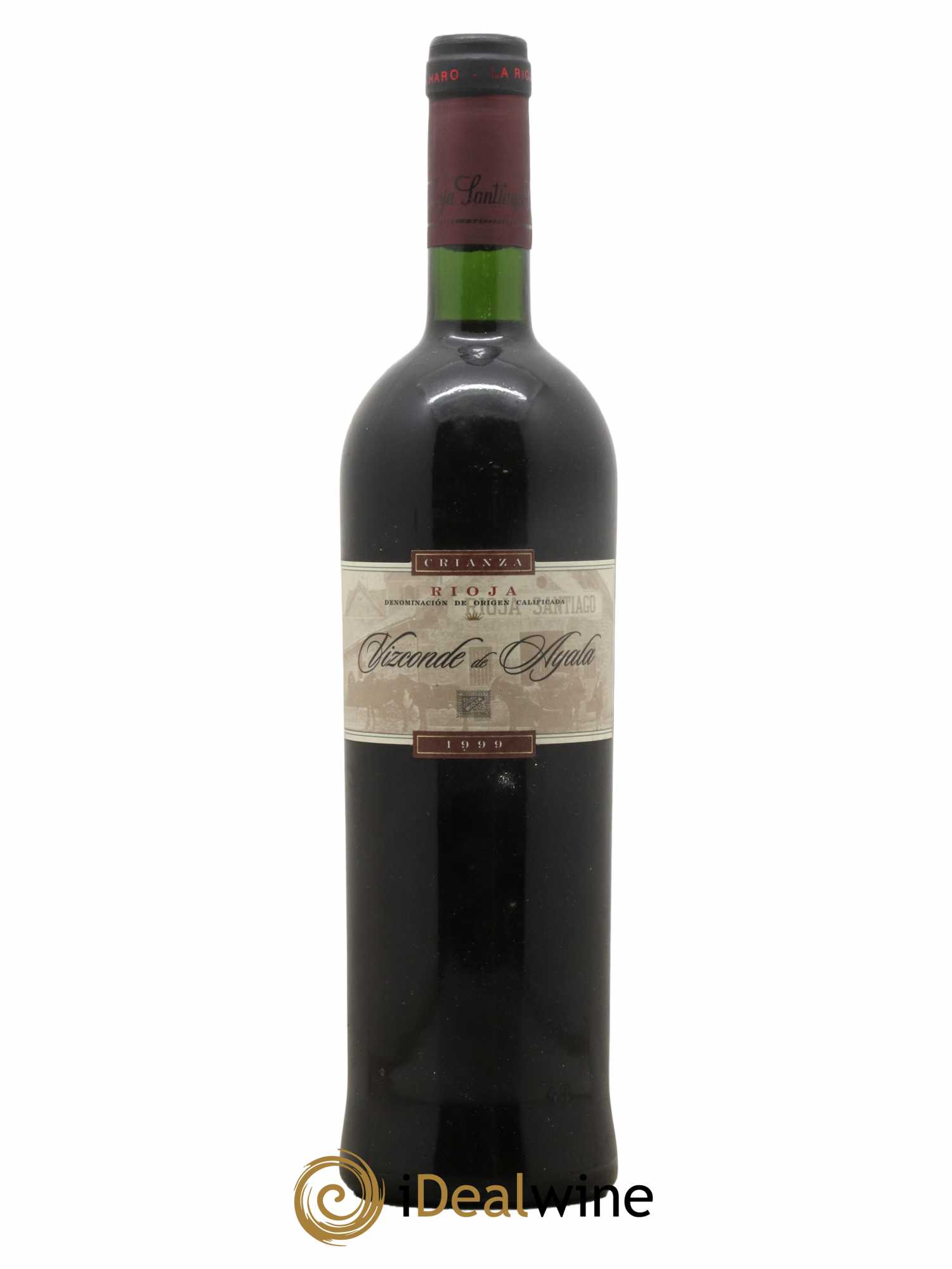 Rioja DOCA Bodegas Santiago Visconde De Ayala Crianza 1999 - Lot de 1 bouteille - 0
