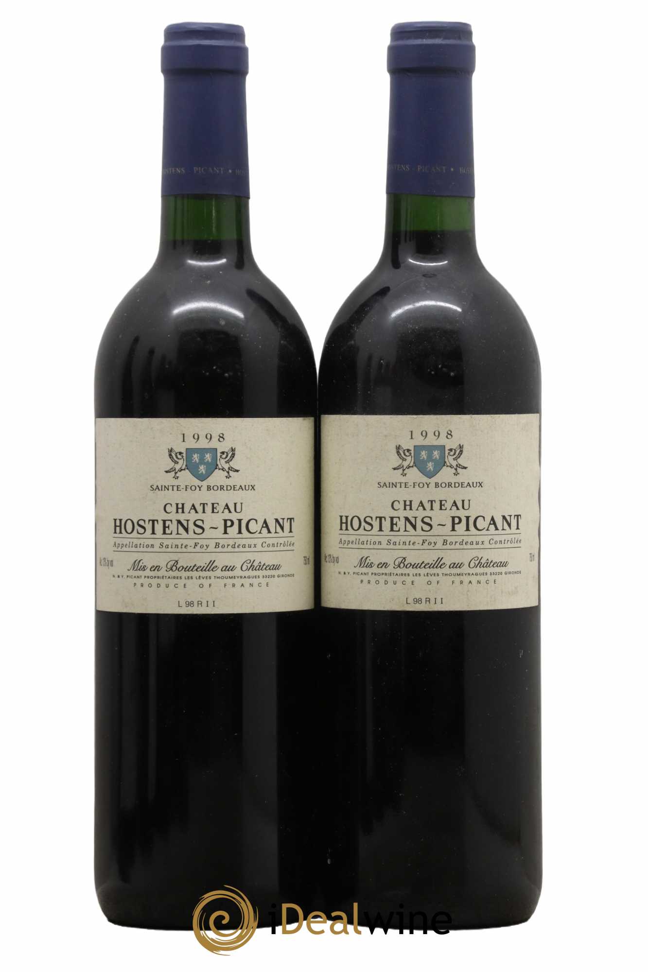 Château Hostens Picant 1998 - Lot de 2 bouteilles - 0