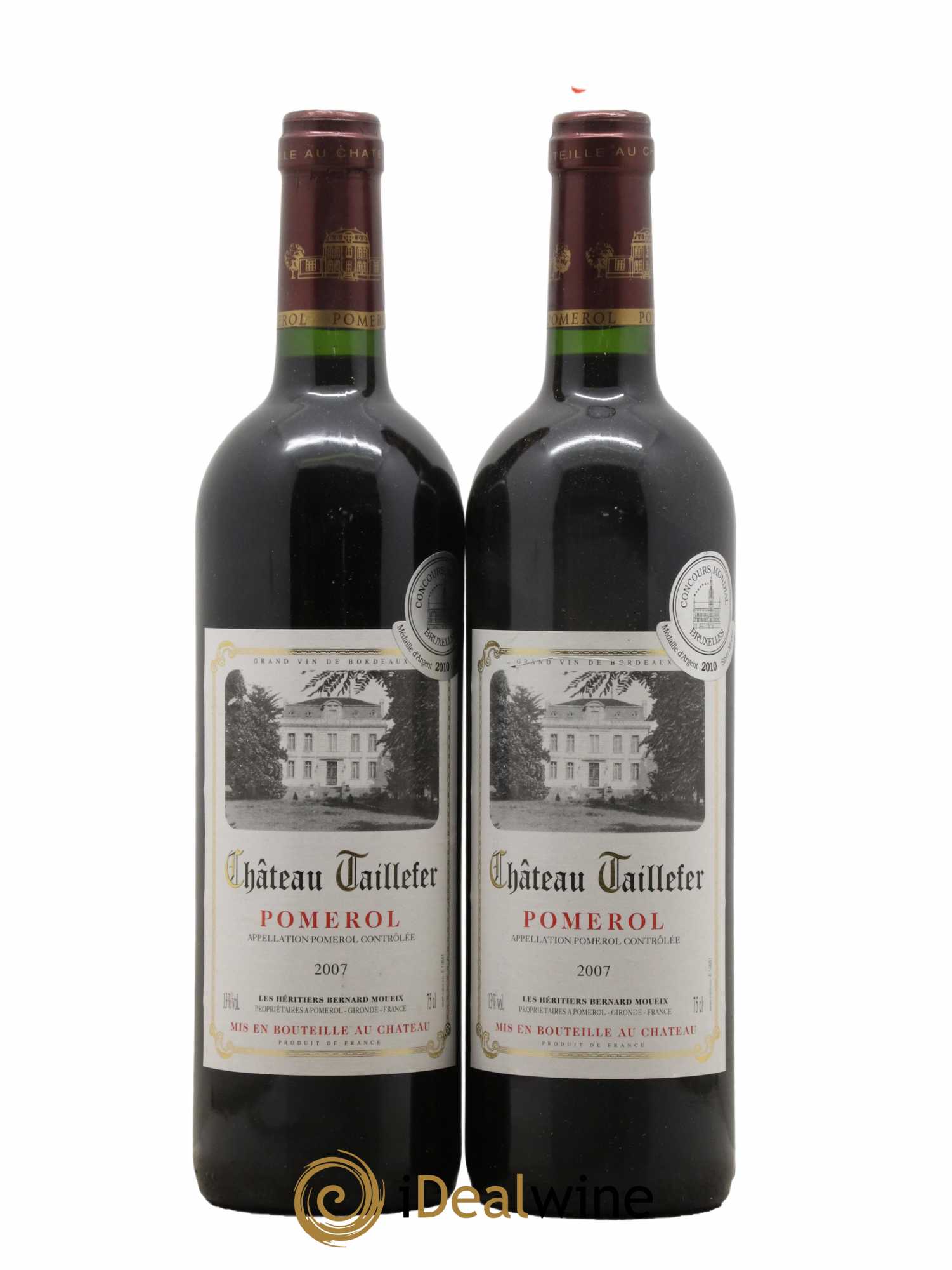 Château Taillefer 2007 - Posten von 2 Flaschen - 0