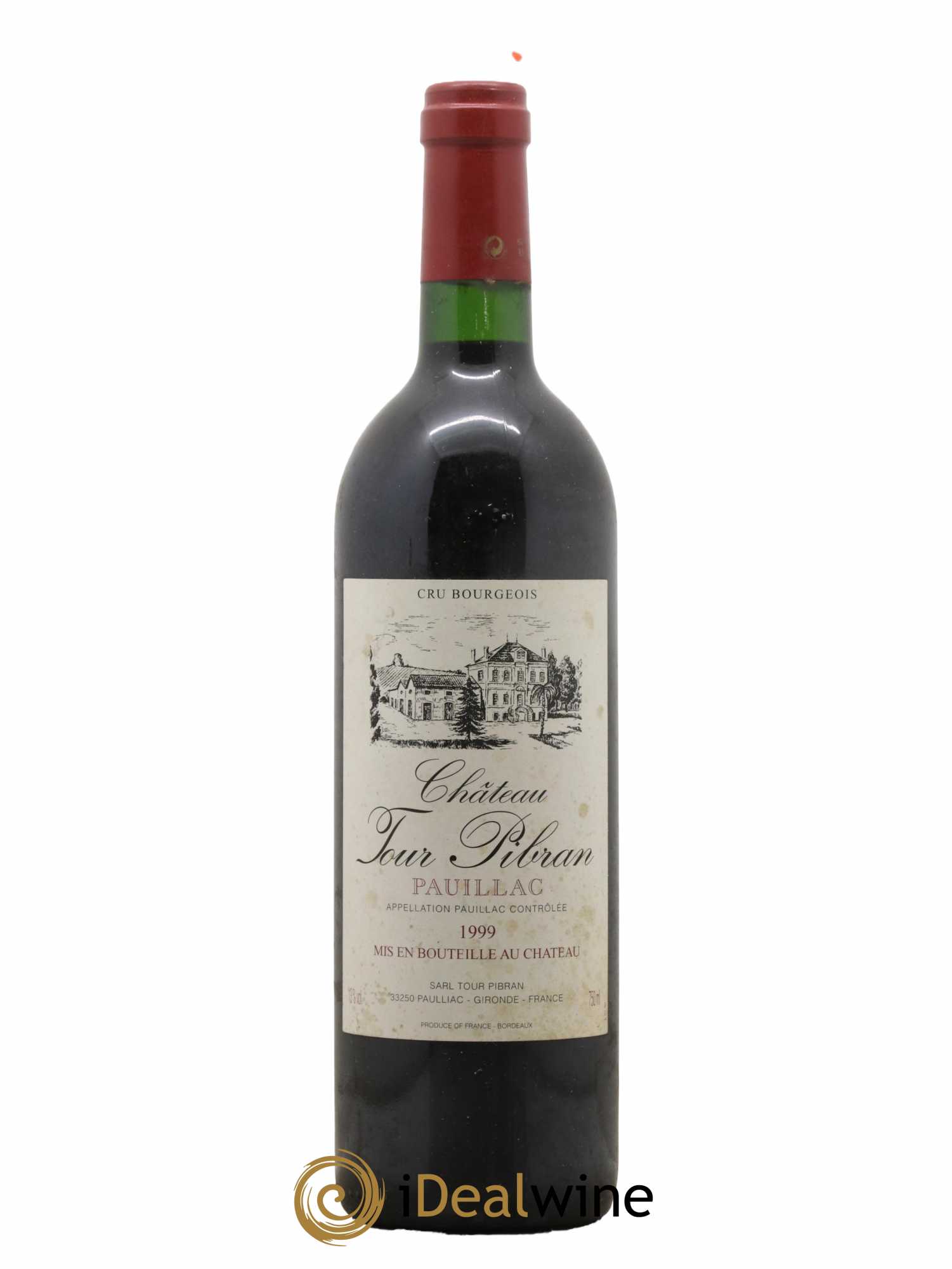 Château Tour Pibran Cru Bourgeois 1999 - Lot de 1 bouteille - 0